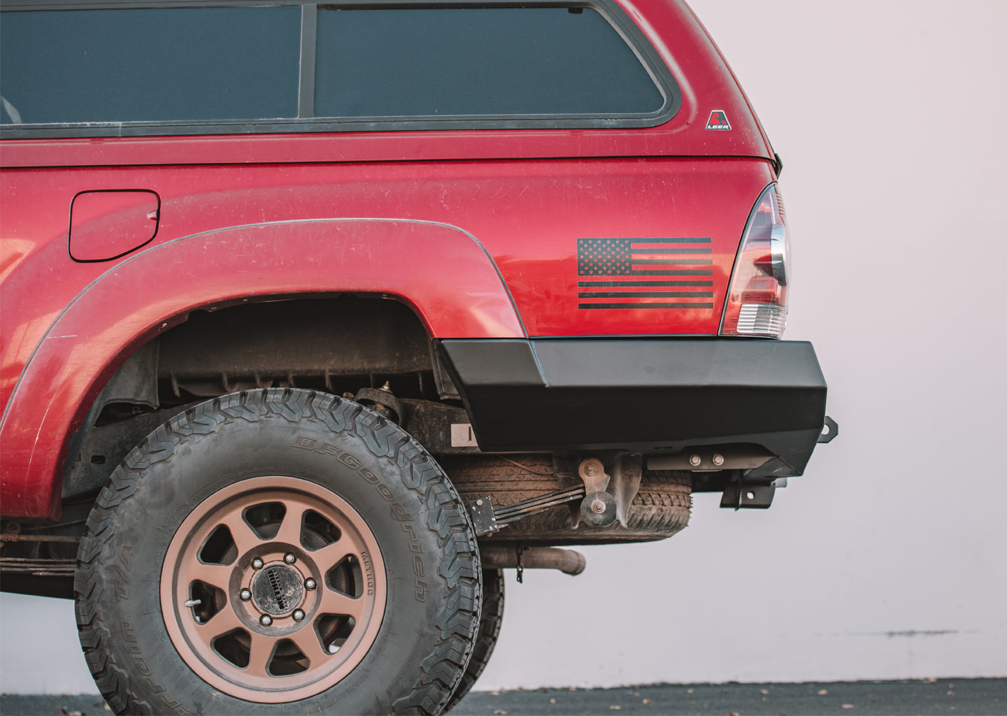 Relentless Off-Road - 2005-2015 Tacoma High Clearance Rear Plate Bumper