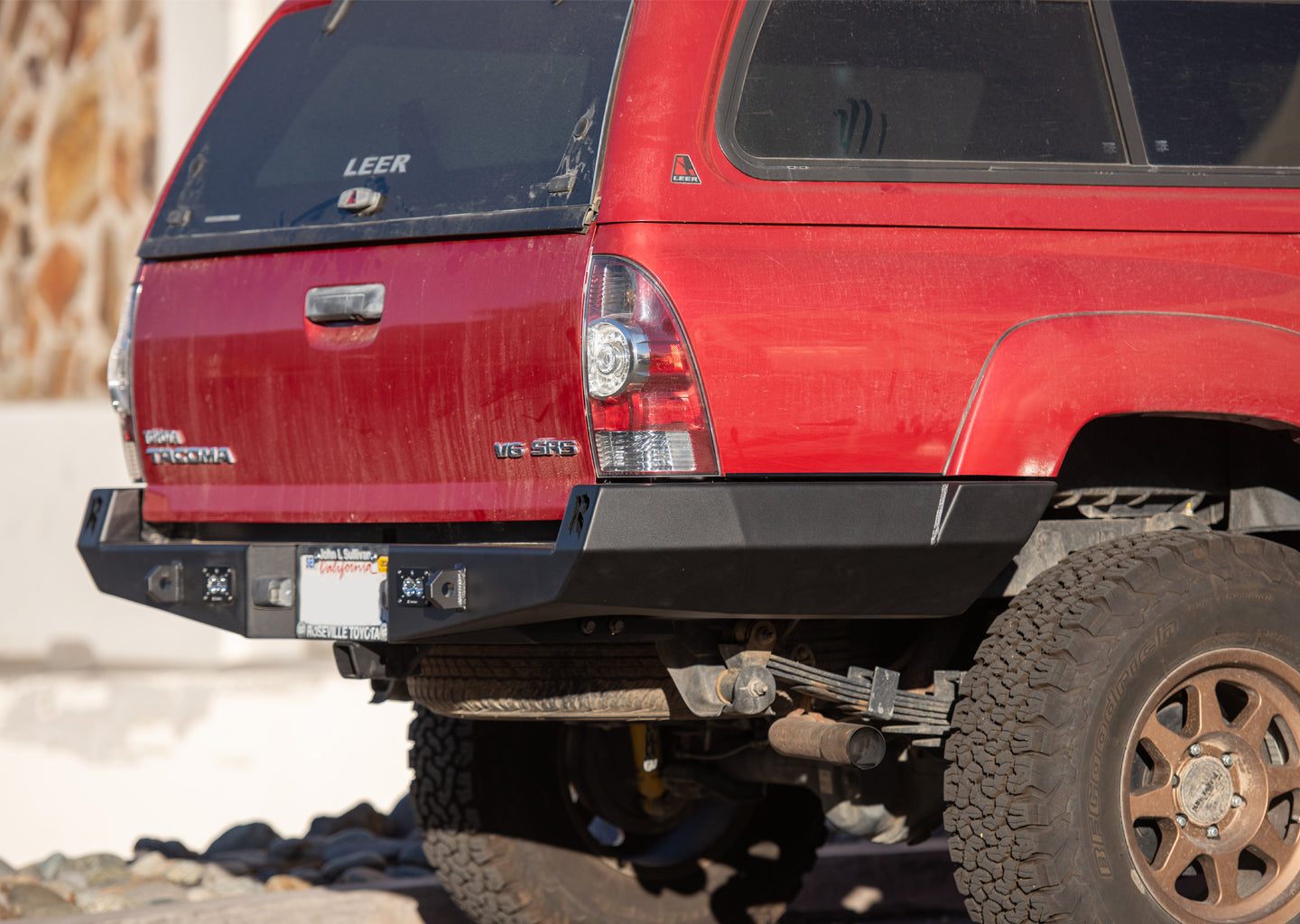 Relentless Off-Road - 2005-2015 Tacoma High Clearance Rear Plate Bumper