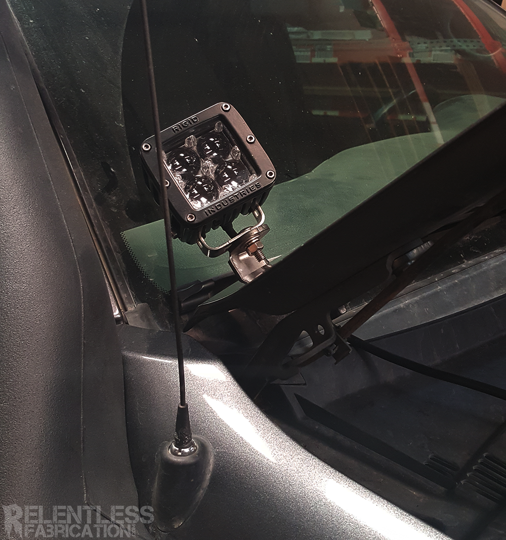 Relentless Off-Road - 05-15 Tacoma Hood Hinge Ditch Light Brackets