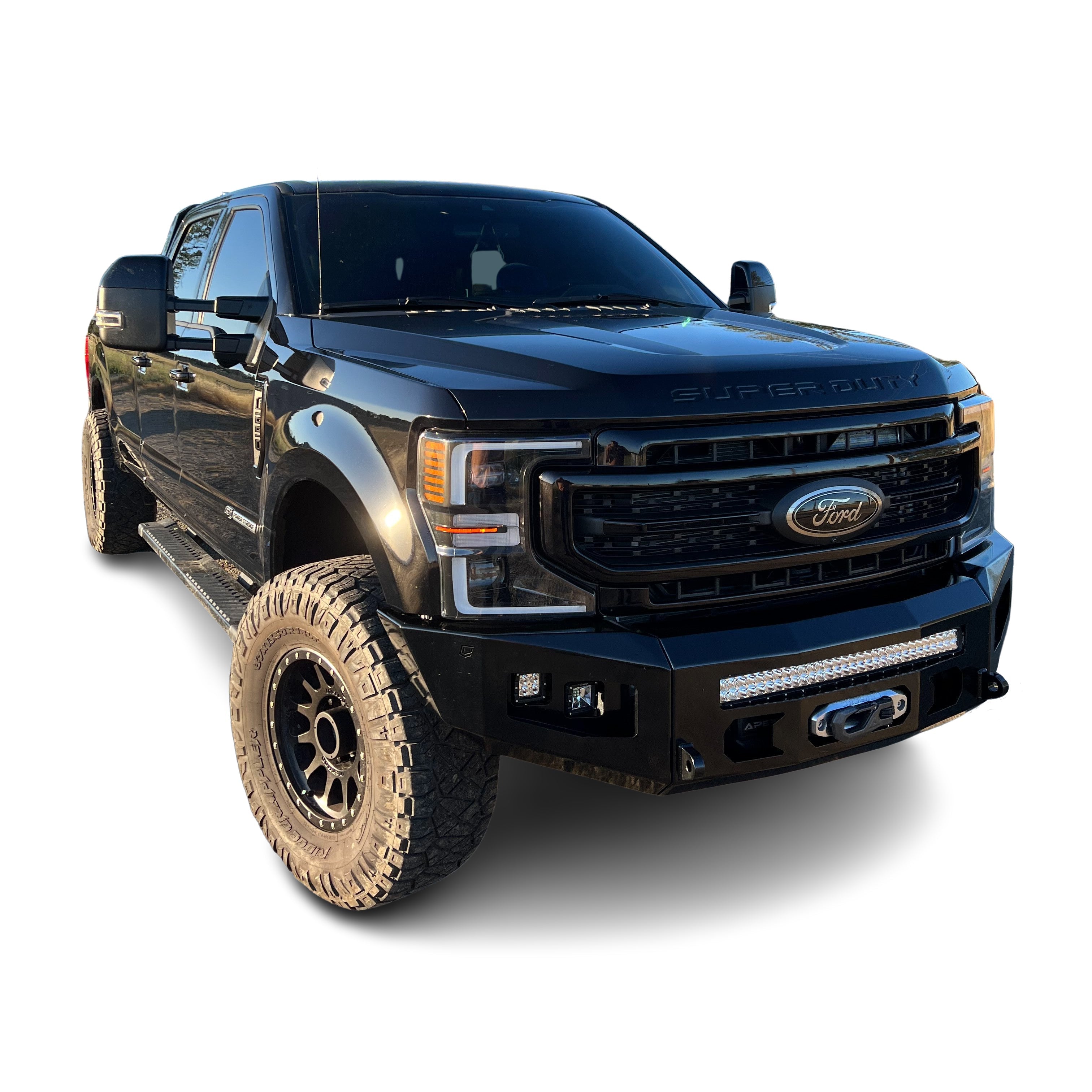 2017-2022 FORD SUPERDUTY F250/F350 ATTITUDE SERIES FRONT WINCH BUMPER Chassis Unlimited Inc.