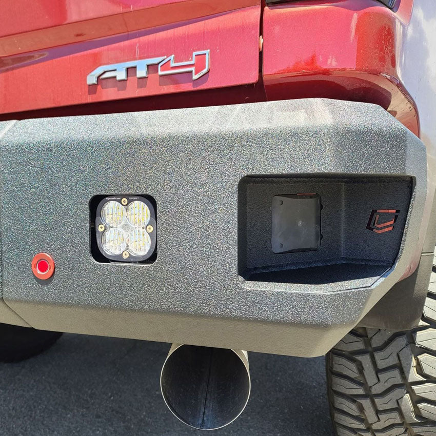 durable 2020-2022 gmc sierra 2500-3500 attitude rear bumper