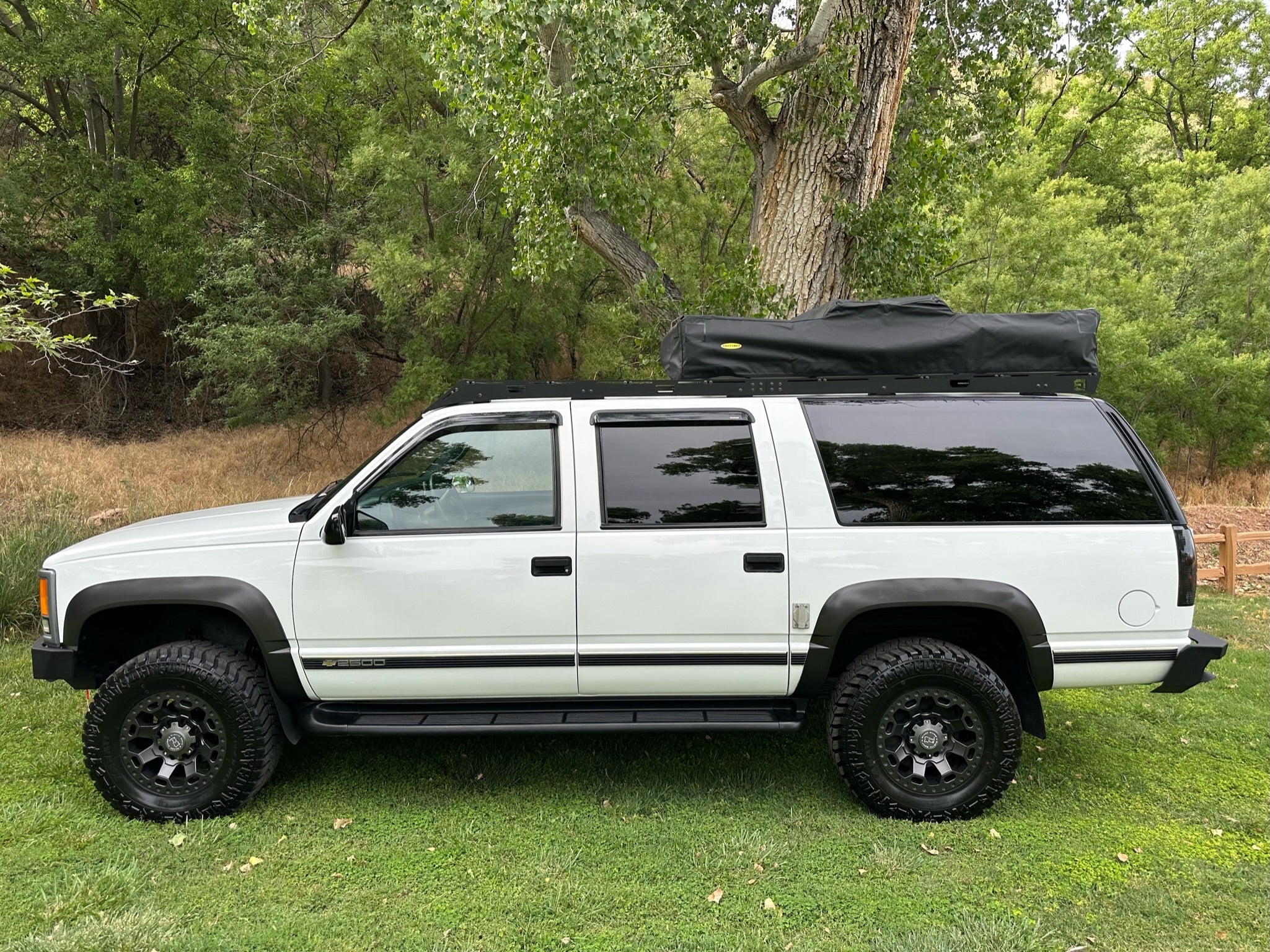 1992-1999 Chevy Suburban Roof Rack Baseline Overland Rooftop Tent Bumpers