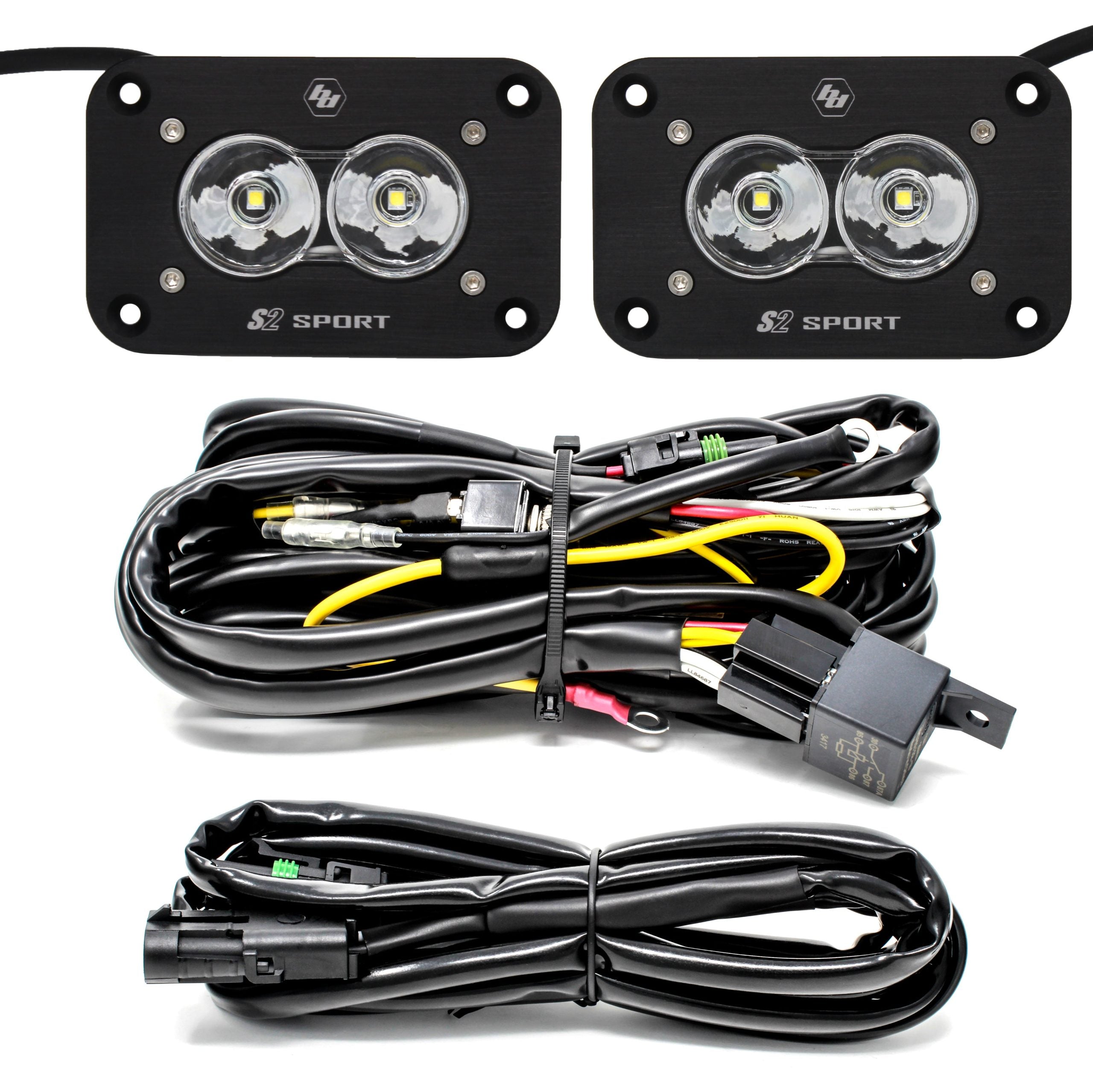 Baja Designs S2 Sport Flush Mount, Pair image 1