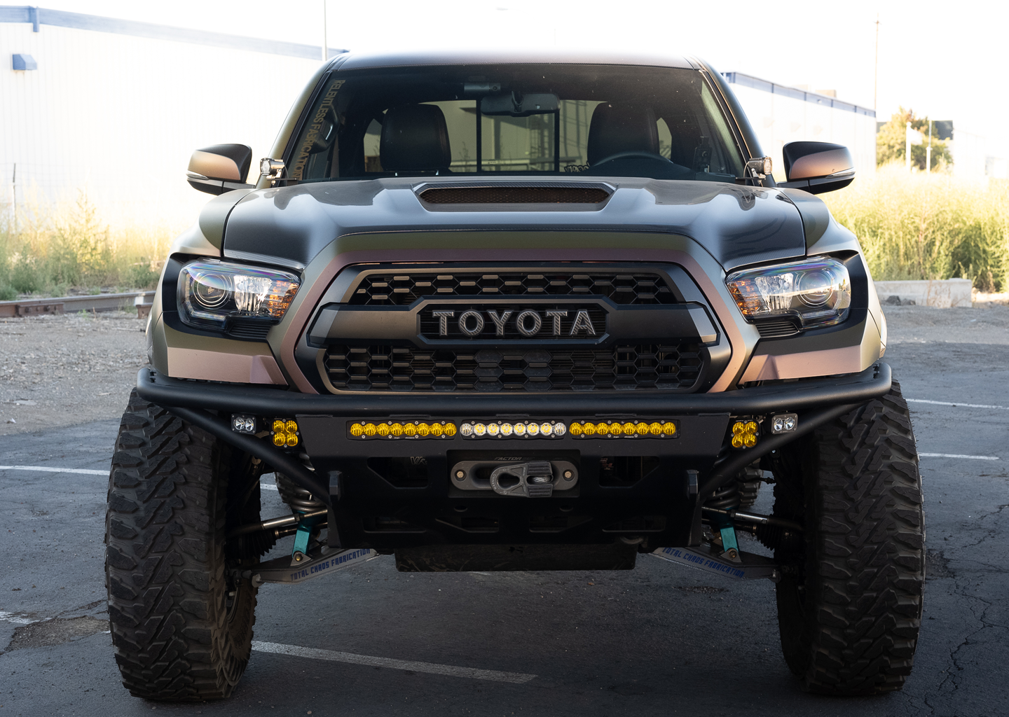 Relentless Off-Road - 2016-2023 Tacoma Hood Hinge Ditch Light Brackets