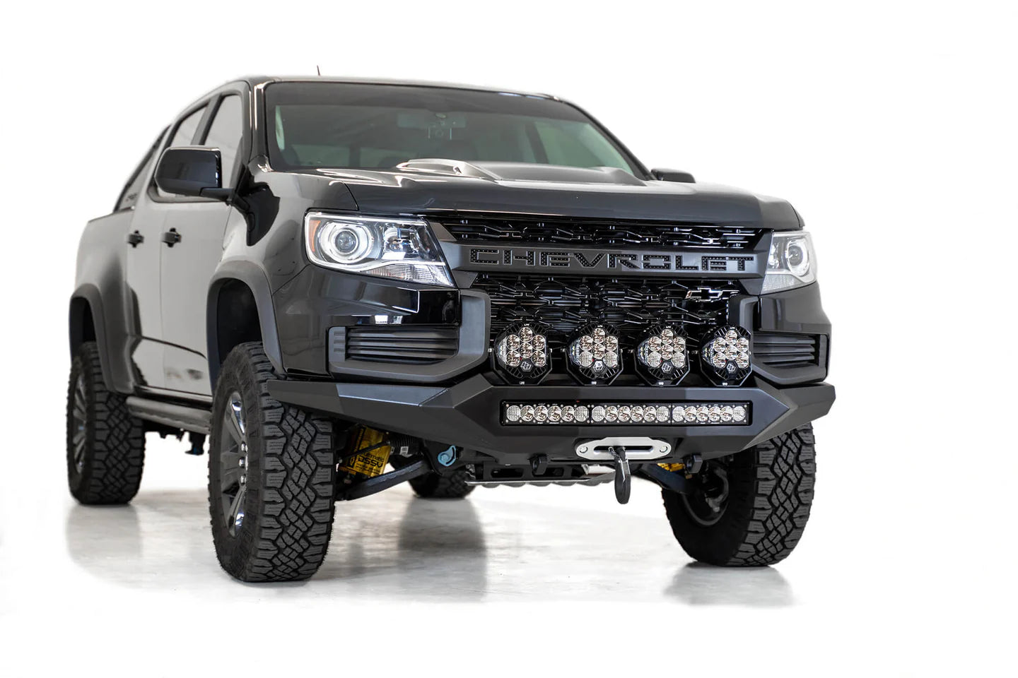 Addictive Desert Designs - 2021-2022 Chevy Colorado ZR2 Stealth Fighter Front Bumper