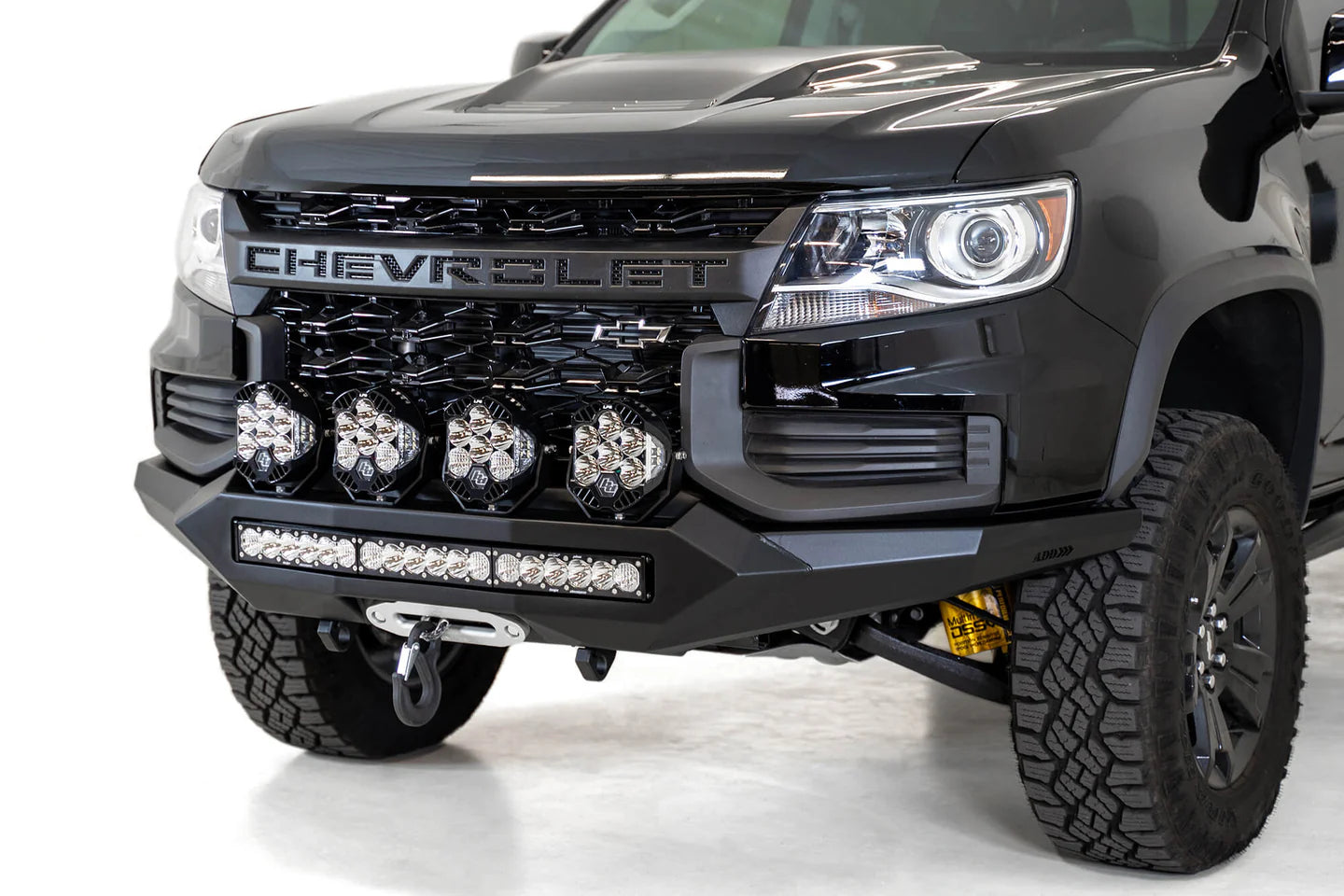 Addictive Desert Designs - 2021-2022 Chevy Colorado ZR2 Stealth Fighter Front Bumper