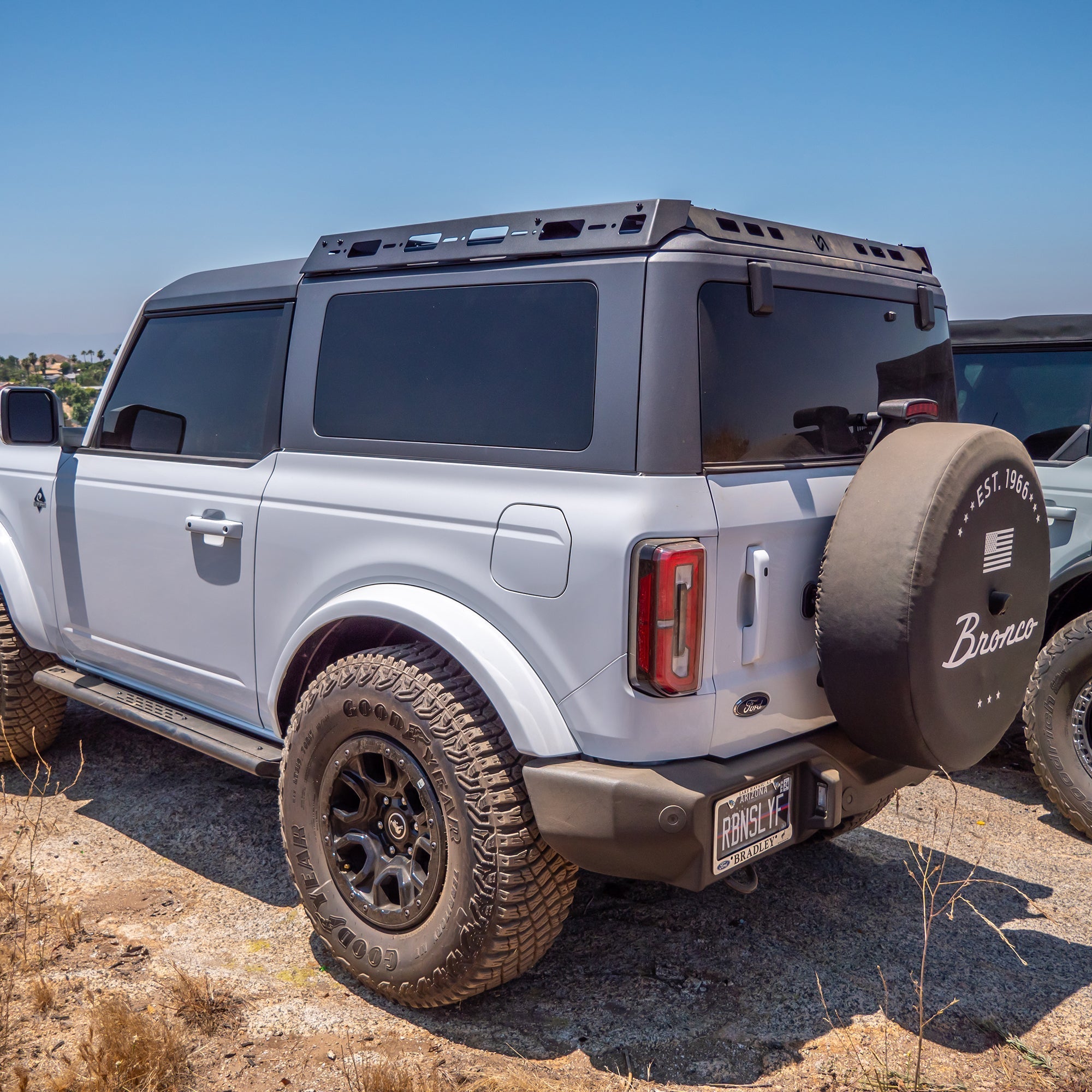 2021+ Ford Bronco 2 Door Hard Top Half Roof Rack - Turn Offroad