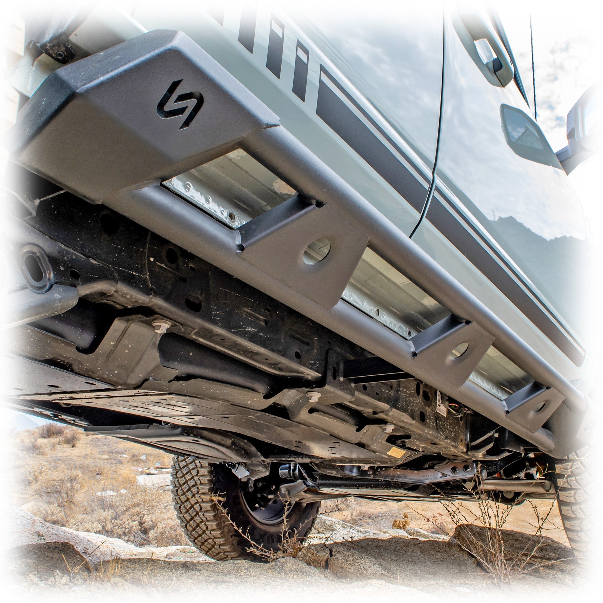 2021+ Ford Bronco Rock Sliders 4 - Door - Turn Offroad