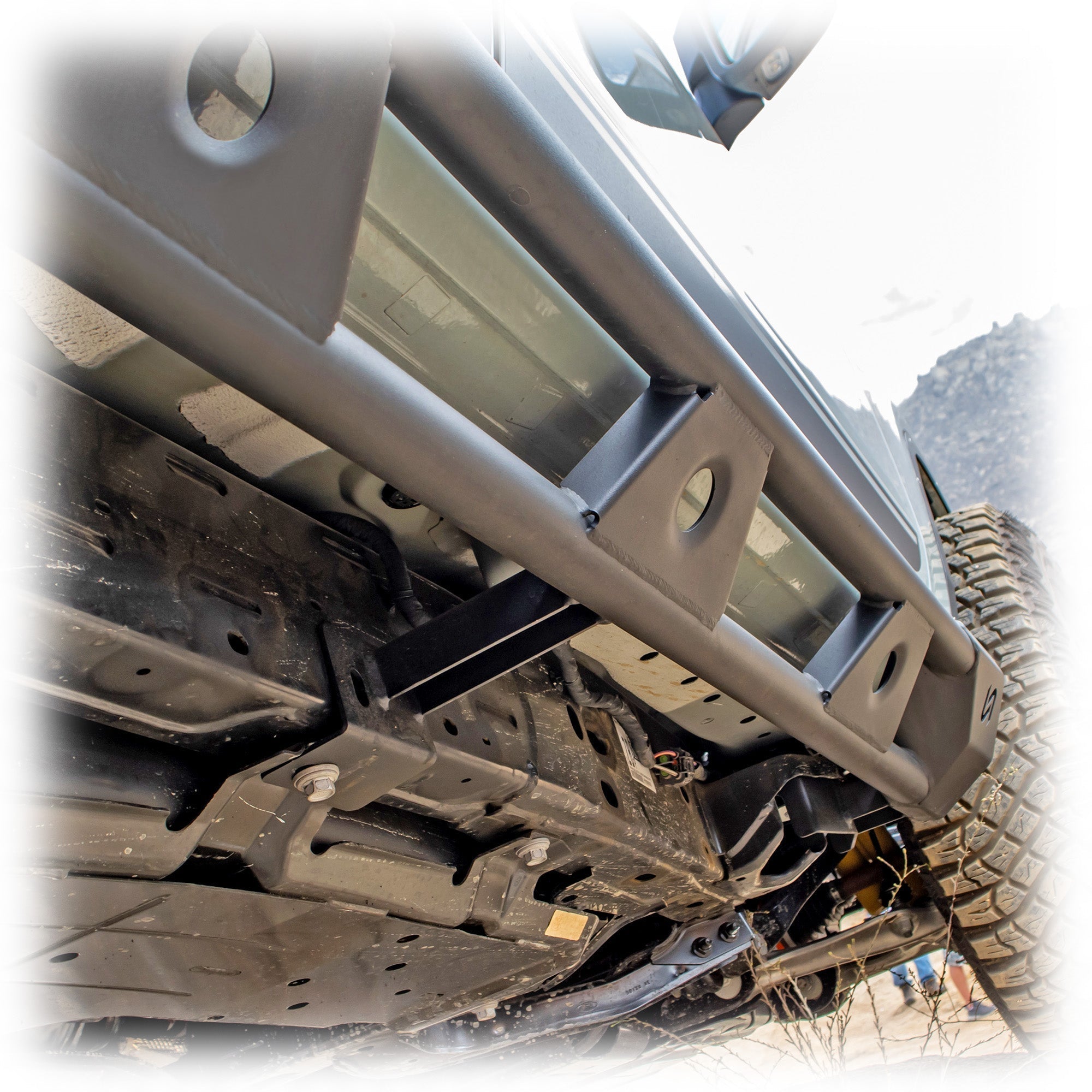 2021+ Ford Bronco Rock Sliders 4 - Door - Turn Offroad