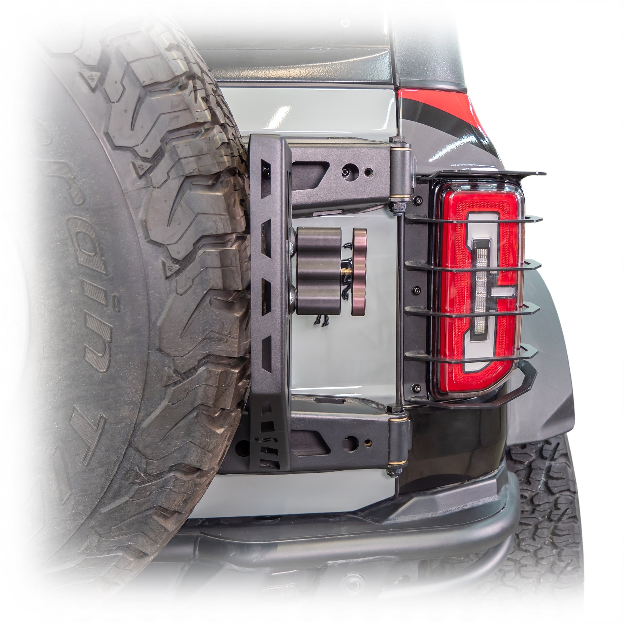 2021+ Ford Bronco Tailgate Rotopax Mount - Turn Offroad
