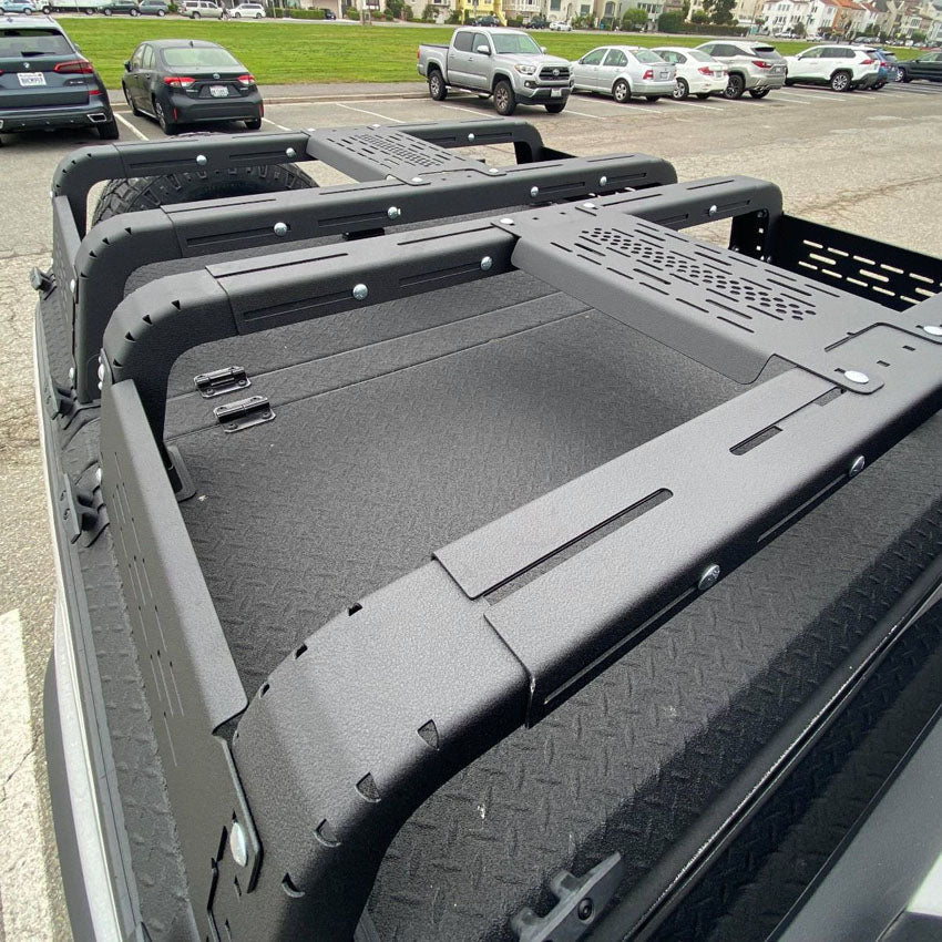 THORAX BED RACK SYSTEM- FITS DIAMOND BACK COVERS 2015-2020 CHEVY COLORADO/GMC CANYON Chassis Unlimited Inc.