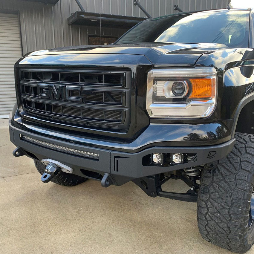 2016-2018 GMC SIERRA 1500 OCTANE FRONT WINCH BUMPER Chassis Unlimited Inc.