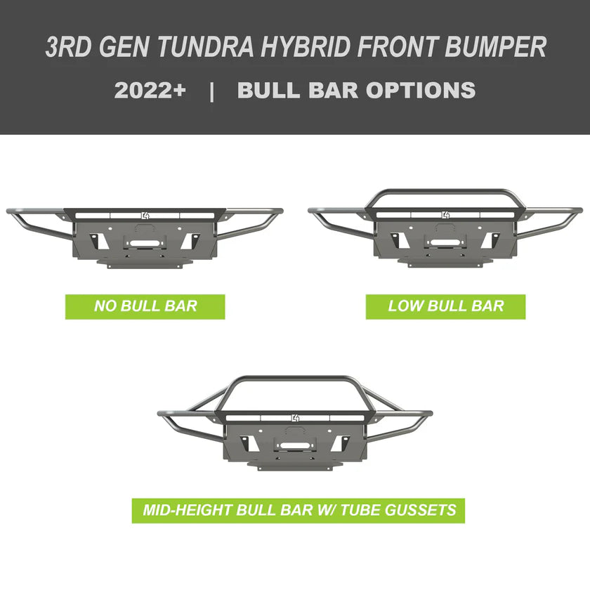 C4 Fabrication - Tundra Hybrid Series Front Bumper / 3rd Gen / 2022+