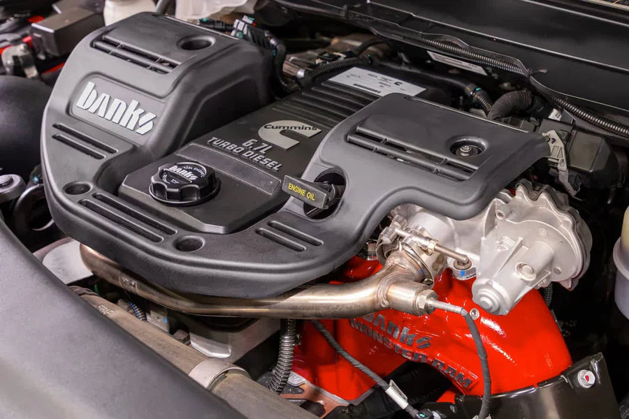 Banks Engine Cover with Revolver Billet Oil Cap