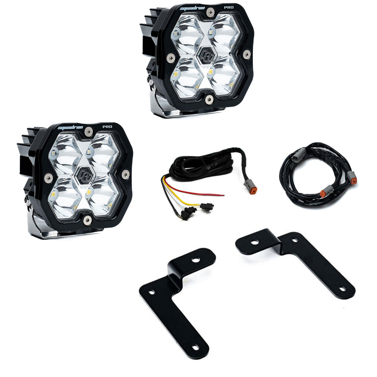 Squadron 2.0 Pro A-Pillar Light Kit Jeep 2018-26 Wrangler JL 2020-26 Gladiator JT Upfitter Baja Designs