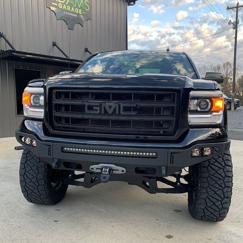 2016-2018 GMC SIERRA 1500 OCTANE FRONT WINCH BUMPER Chassis Unlimited Inc.