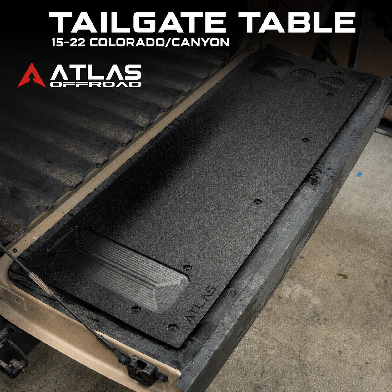 Atlas x Mountain Hatch Tailgate Table | 05-23 Toyota Tacoma