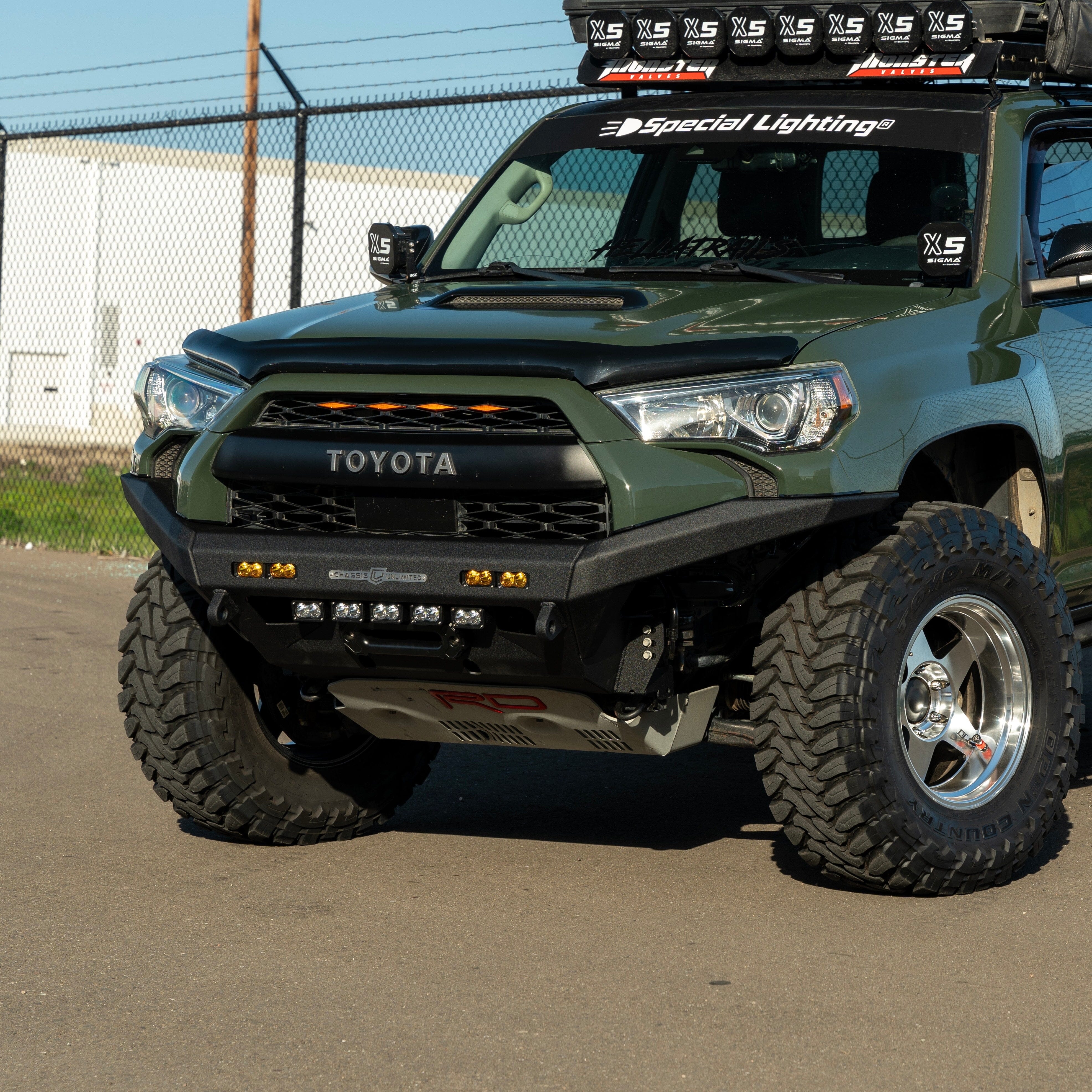 2014-2024 TOYOTA 4RUNNER RTS FRONT WINCH BUMPER Chassis Unlimited Inc.