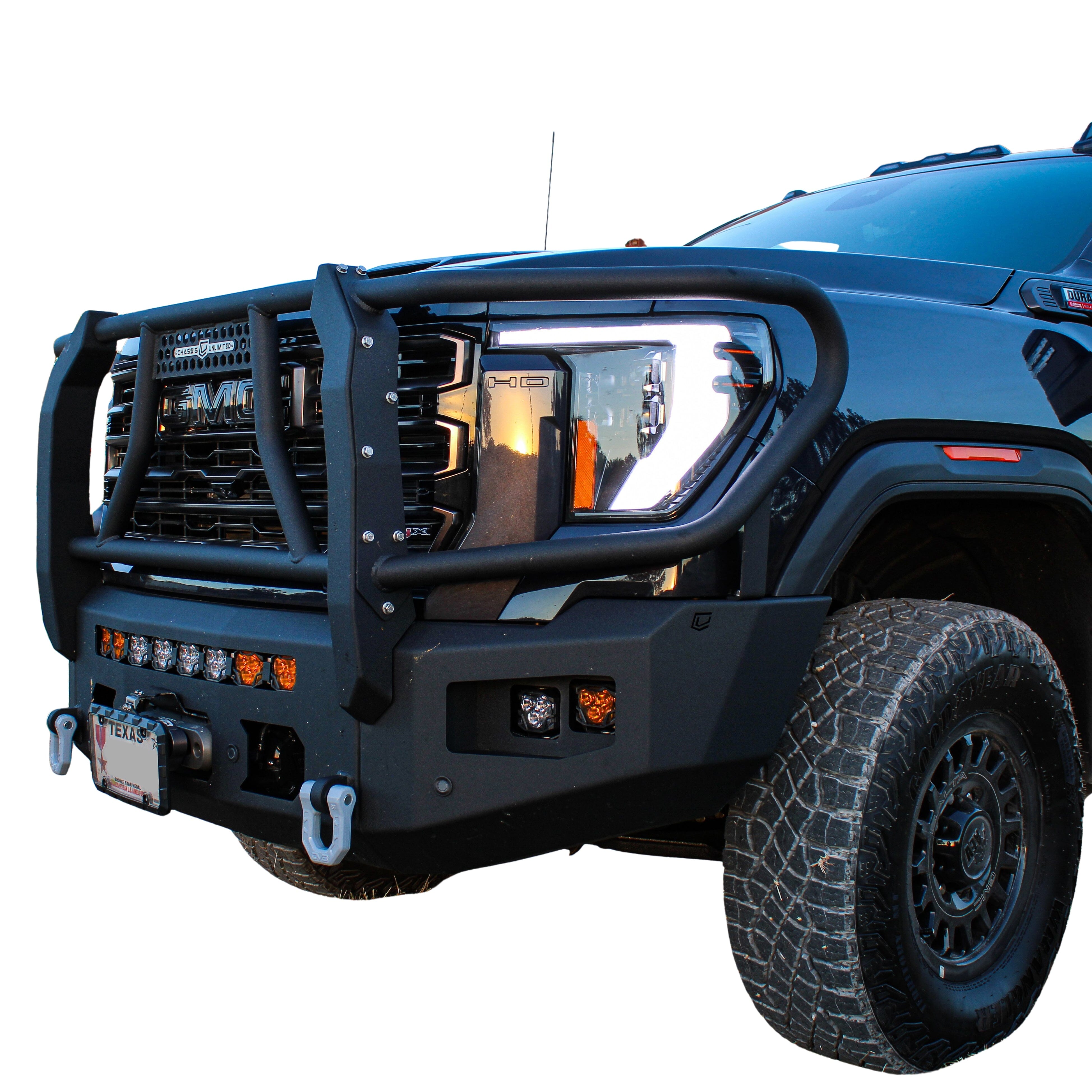 2024+ GMC Sierra 2500-3500 Attitude Front Winch Bumper by Chassis Unlimited Inc.