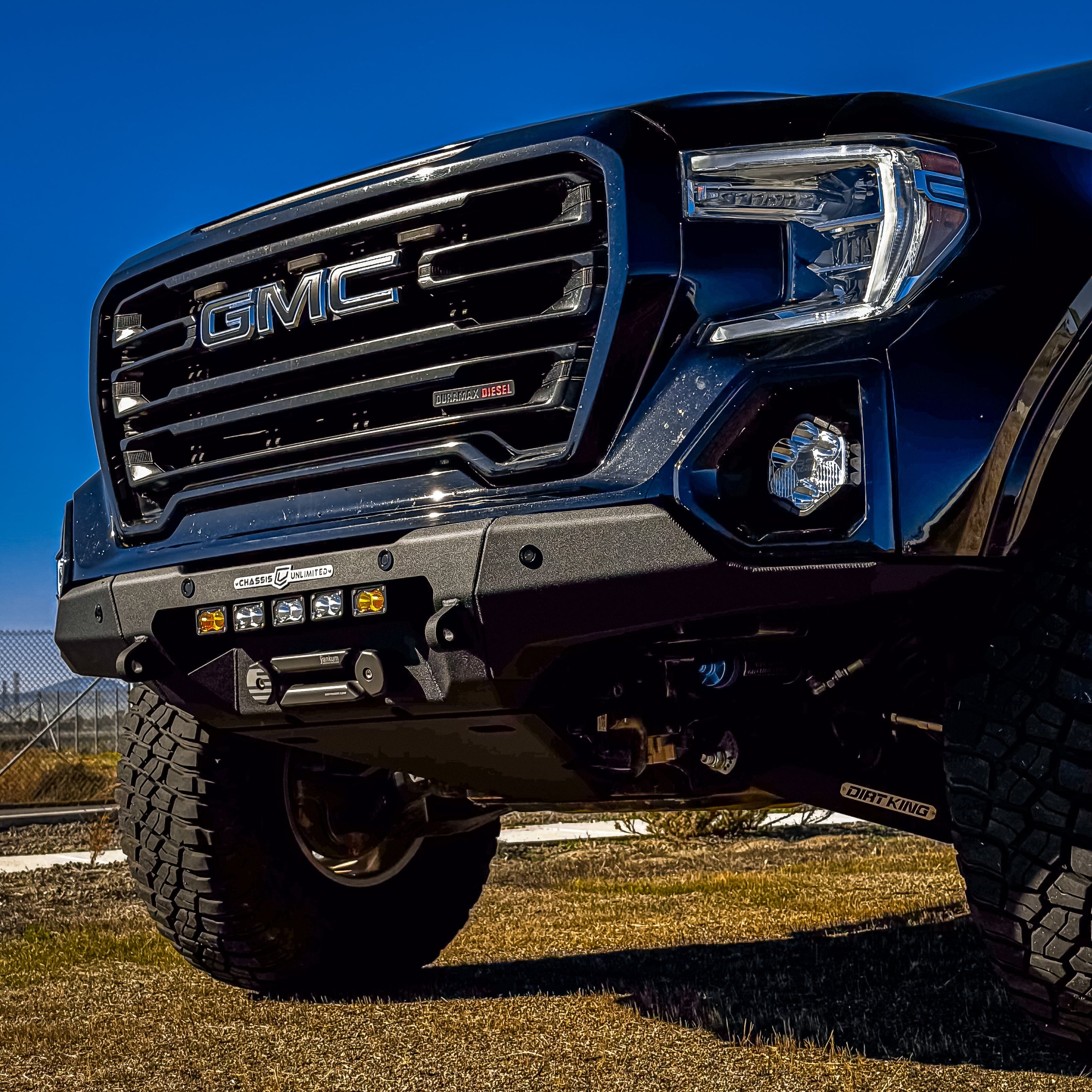 2019-2021 GMC SIERRA 1500 RTS FRONT WINCH BUMPER Chassis Unlimited Inc.