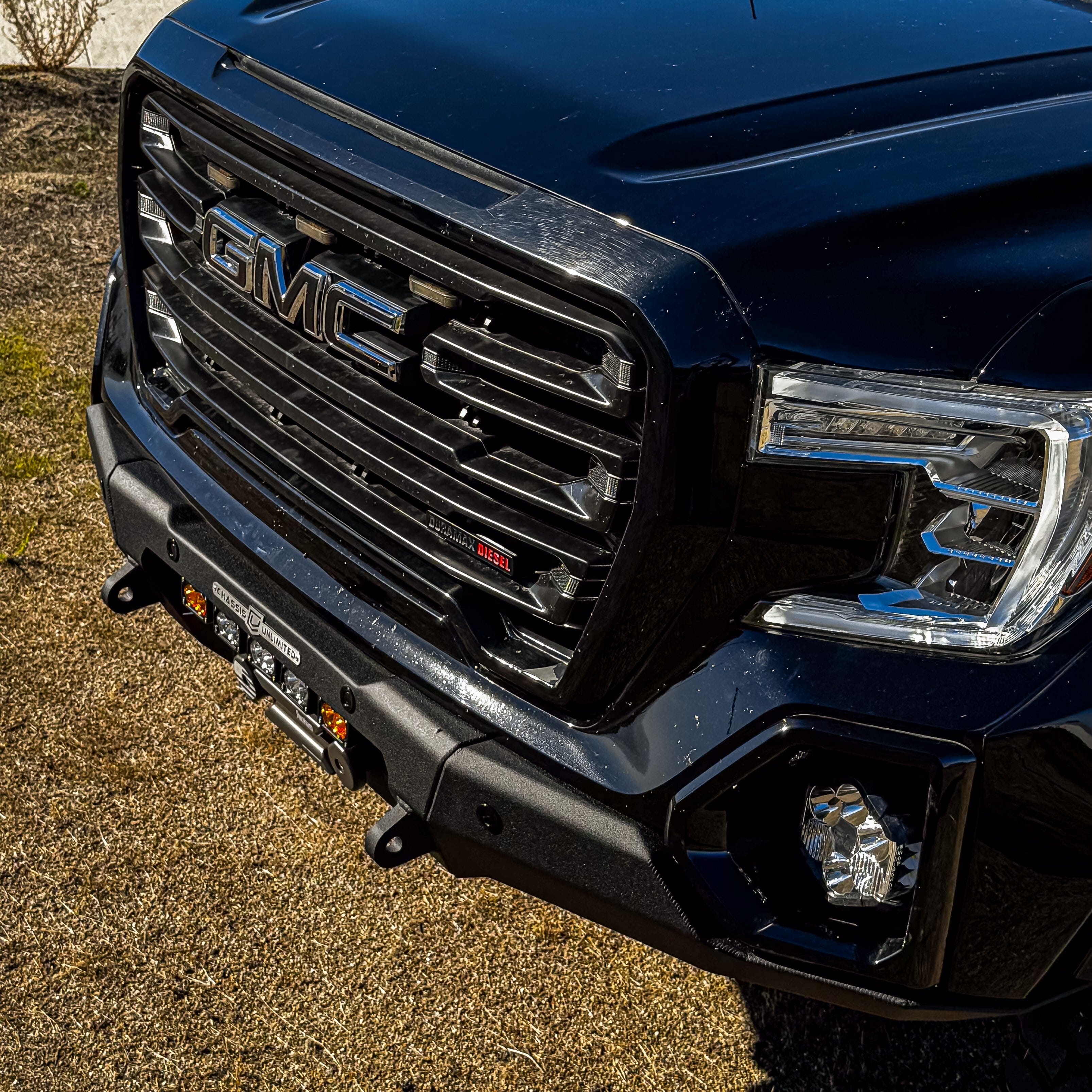 2019-2021 GMC SIERRA 1500 RTS FRONT WINCH BUMPER Chassis Unlimited Inc.