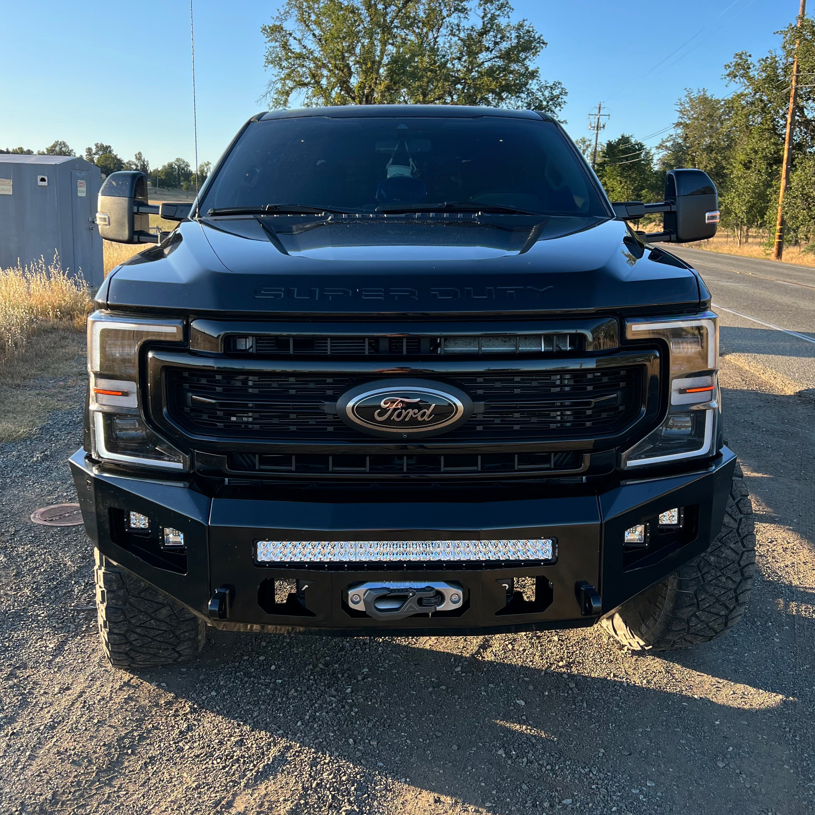 2017-2022 FORD SUPERDUTY F250/F350 ATTITUDE SERIES FRONT WINCH BUMPER Chassis Unlimited Inc.