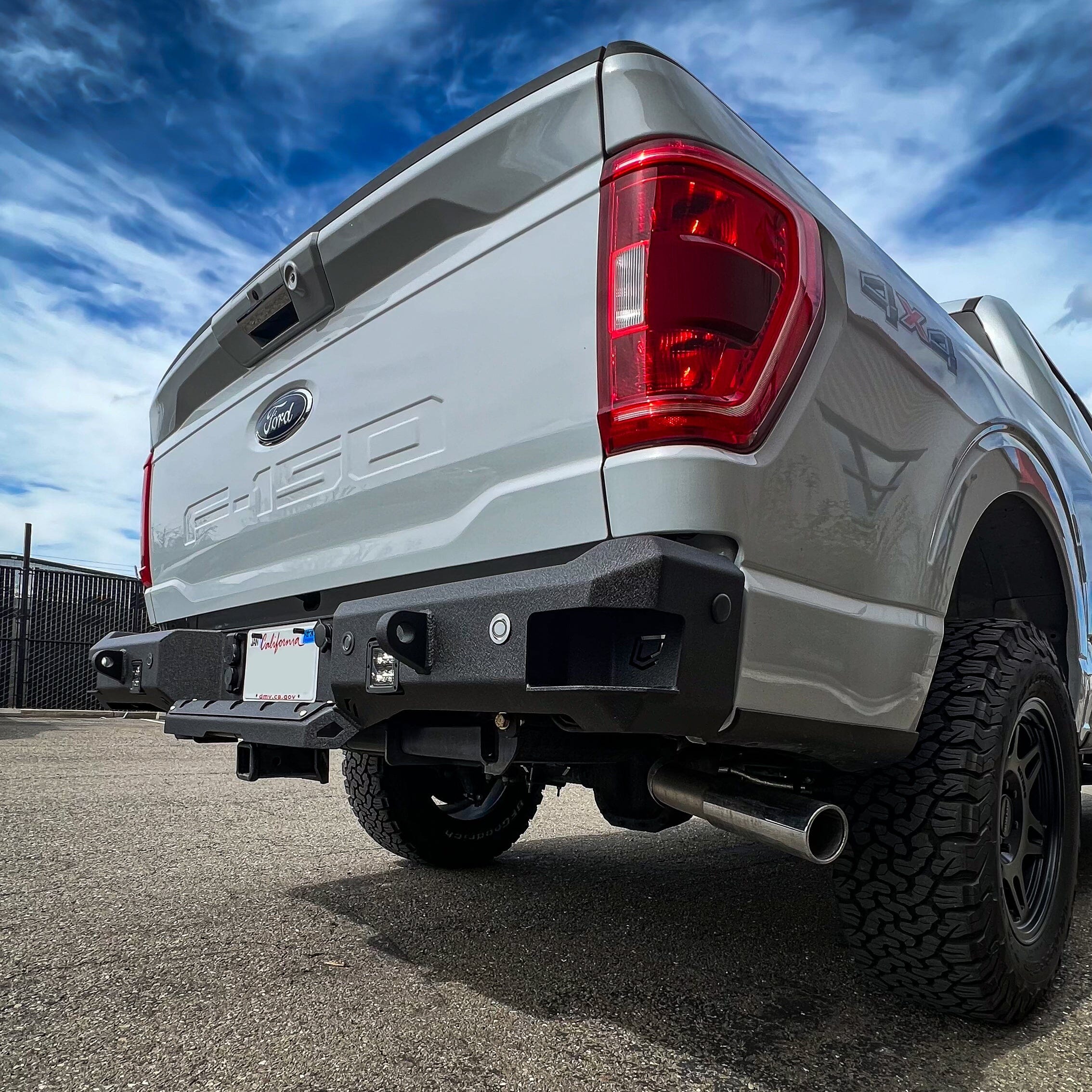 2021-2023 Ford F150 with the Octane Rear Bumper by Chassis Unlimited Inc.