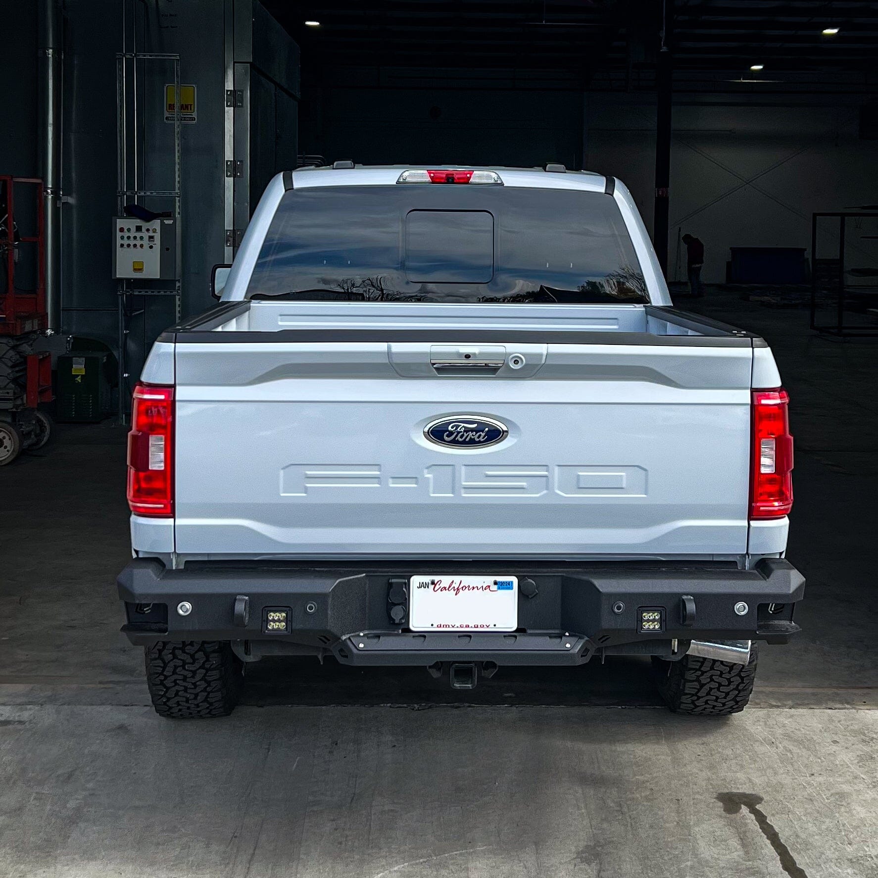 2021-2023 Ford F150 with the Octane Rear Bumper by Chassis Unlimited Inc.