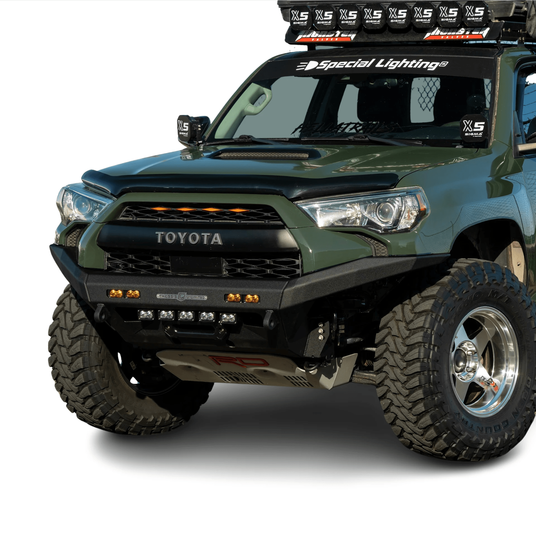 2014-2024 TOYOTA 4RUNNER RTS FRONT WINCH BUMPER Chassis Unlimited Inc.