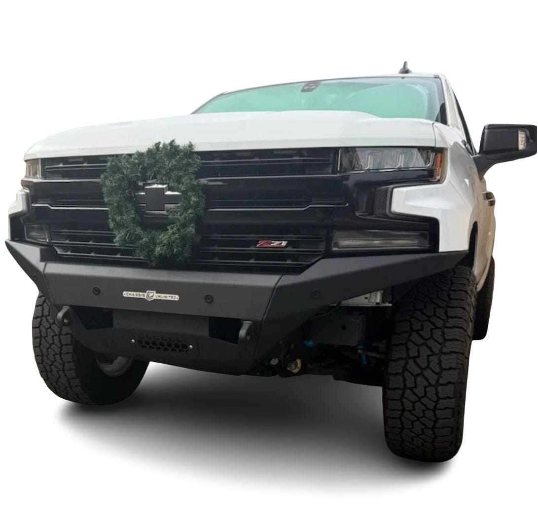 2019-2021 CHEVROLET SILVERADO 1500 RTS FRONT WINCH BUMPER Chassis Unlimited Inc.