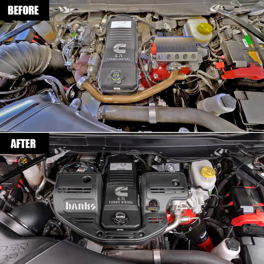 Banks Engine Cover with Revolver Billet Oil Cap