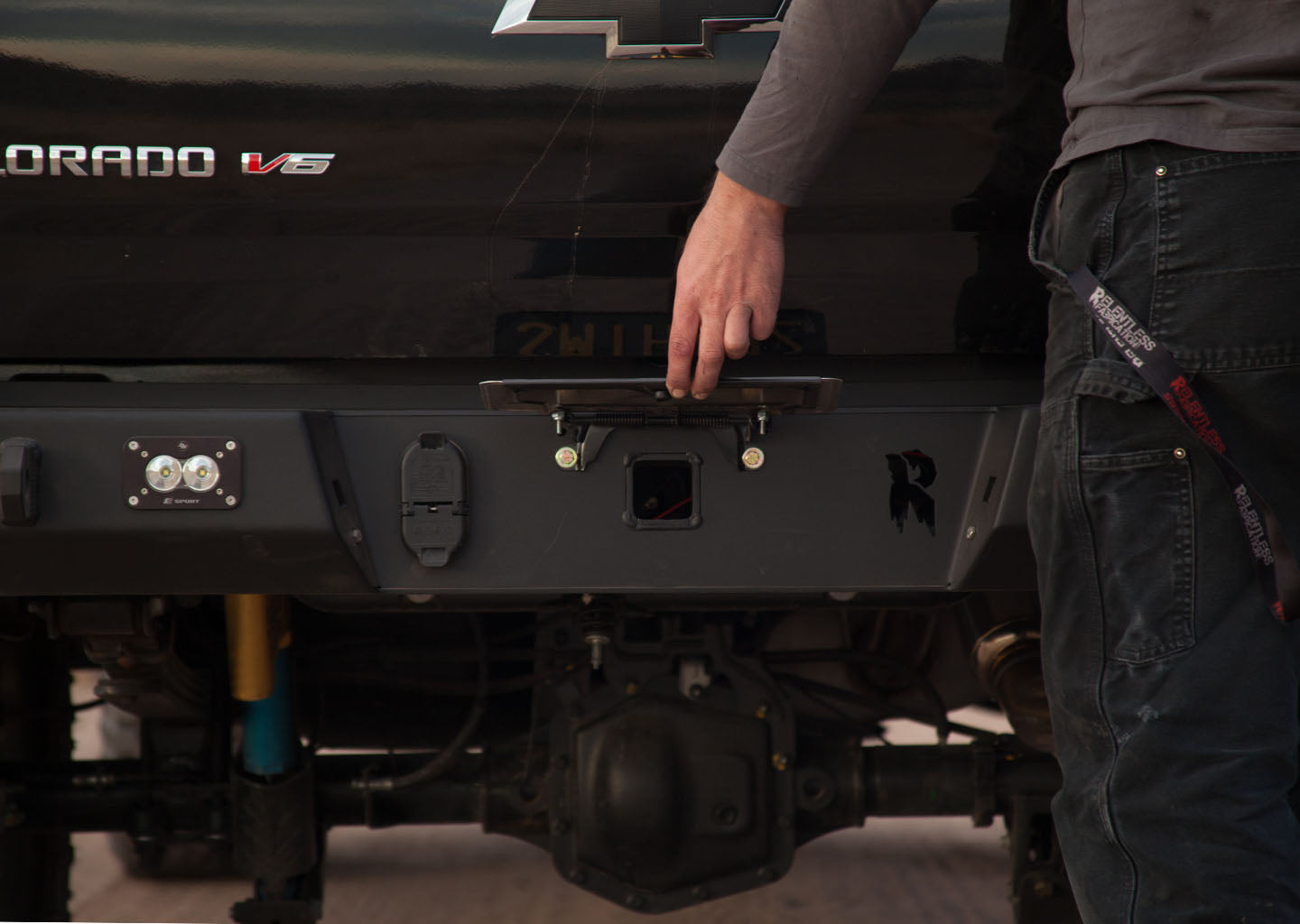 Relentless Off-Road - 2015- 2022 Chevy Colorado/ 2017- 2022 Chevy ZR2 Rear Bumper