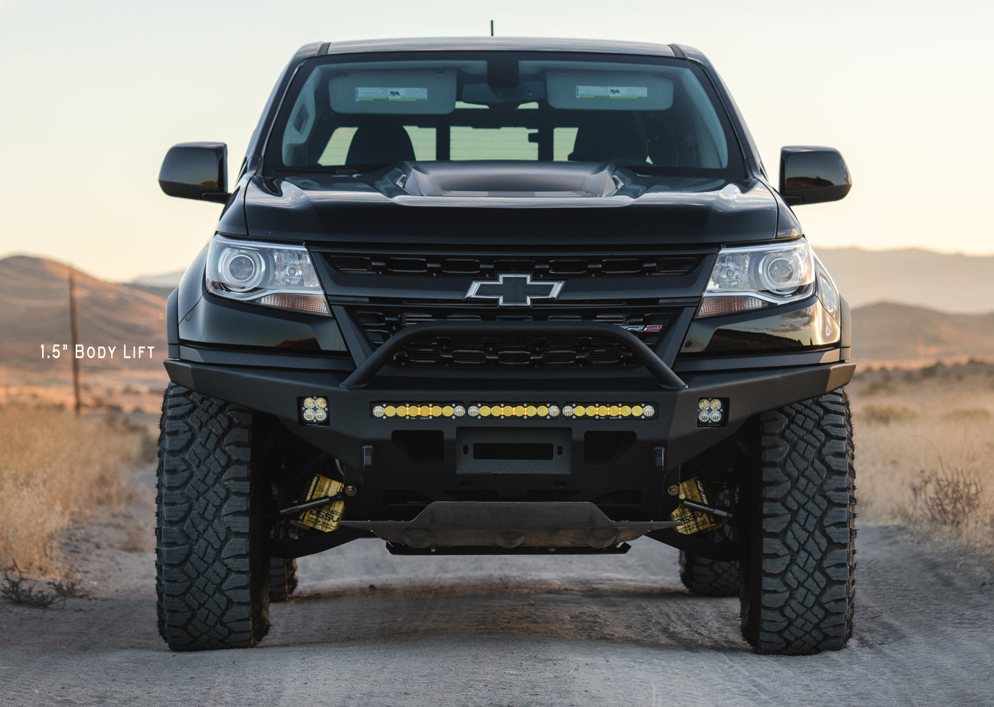 Relentless Off-Road - 2017- 2020 Chevy ZR2 "Defender" Front Bumper