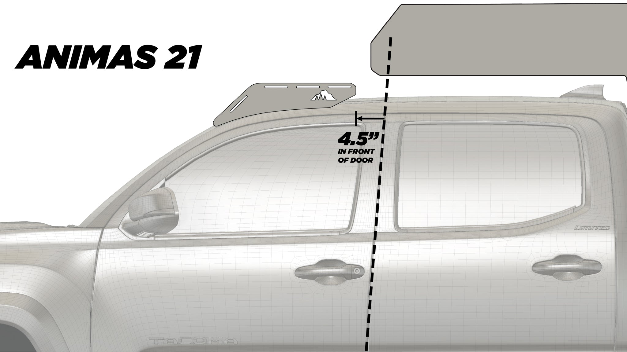 The Animas (2005-2023 Tacoma Camper Roof Rack) - Sherpa Equipment Company