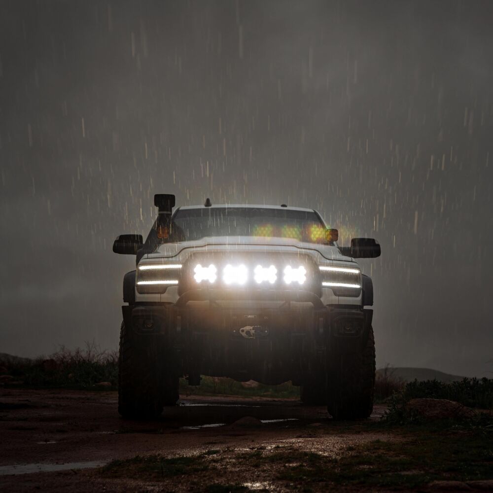 SlimLite® 8" LED - Light Shield - SAE Driving - Clear - # 5209