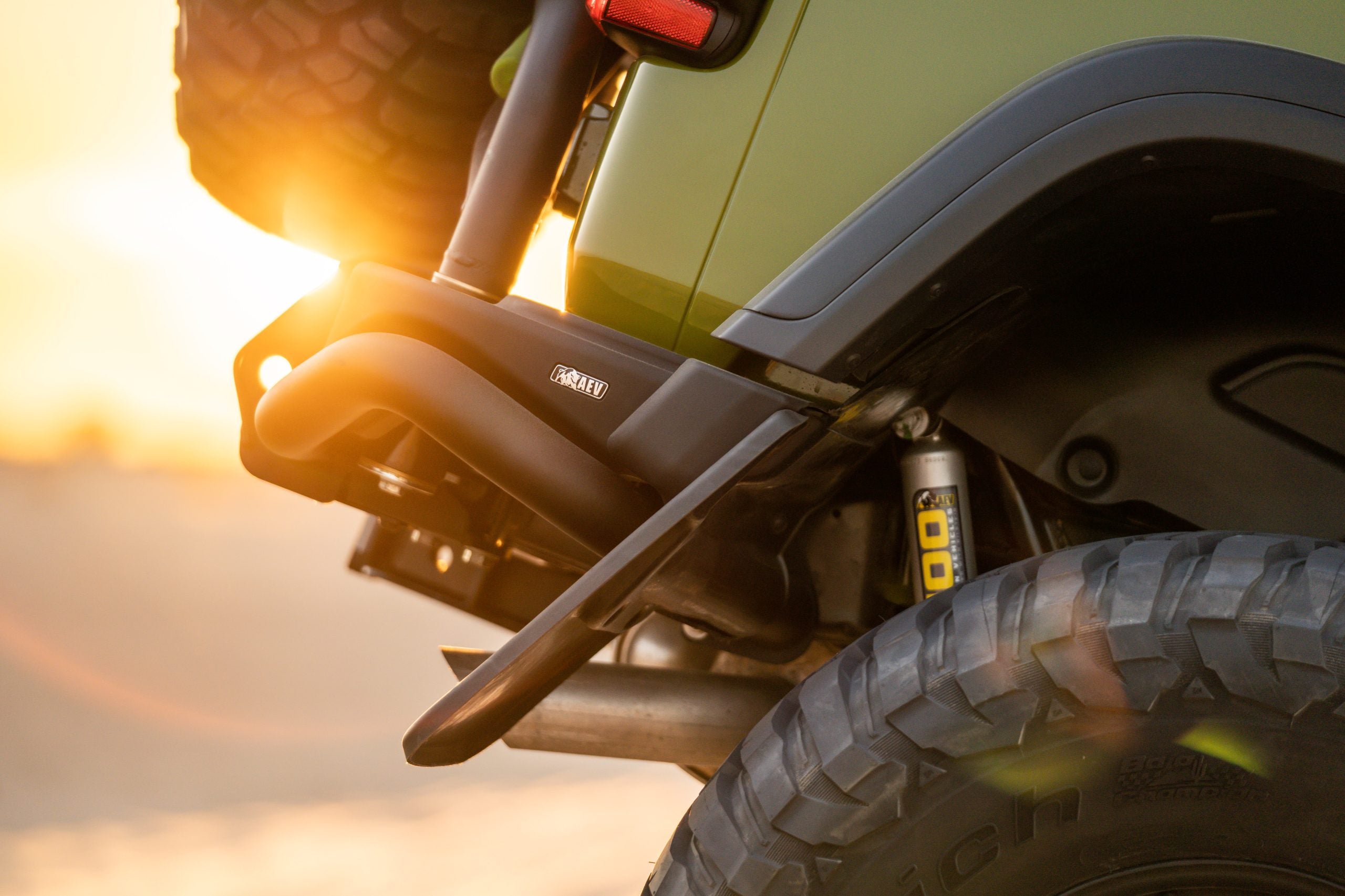 AEV Rear Bumper and Tire Carrier for 2018+ JL Wrangler image 2