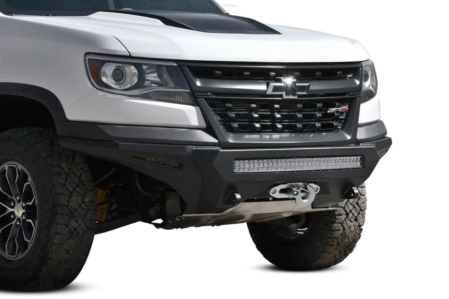 Addictive Desert Designs - 2017-2021 Chevy Colorado ZR2 Stealth Fighter Winch Front Bumper