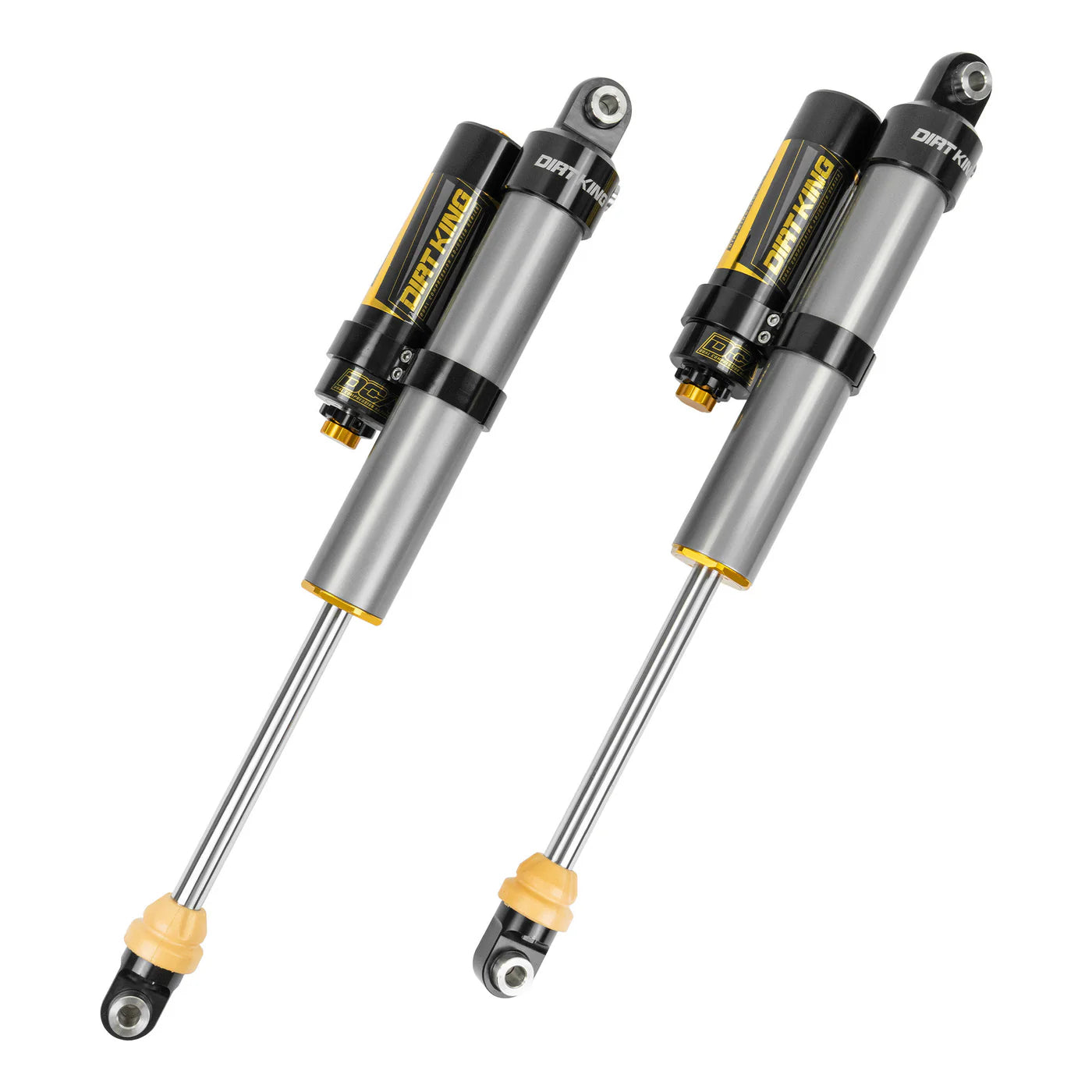 2.5 Smooth Body Shocks | DCA Piggyback Reservoir - 19+ Silverado/Sierra 1500 | Dirt King