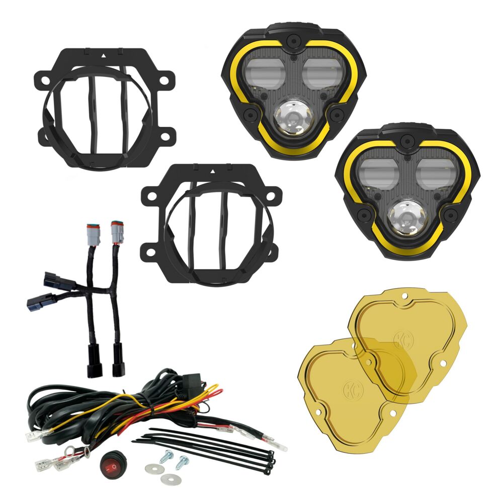 FLEX ERA® 3 Dual Mode SAE Fog LED Light Pods - 2-Light Master Kit - Subaru Crosstrek/Forester - # 97150