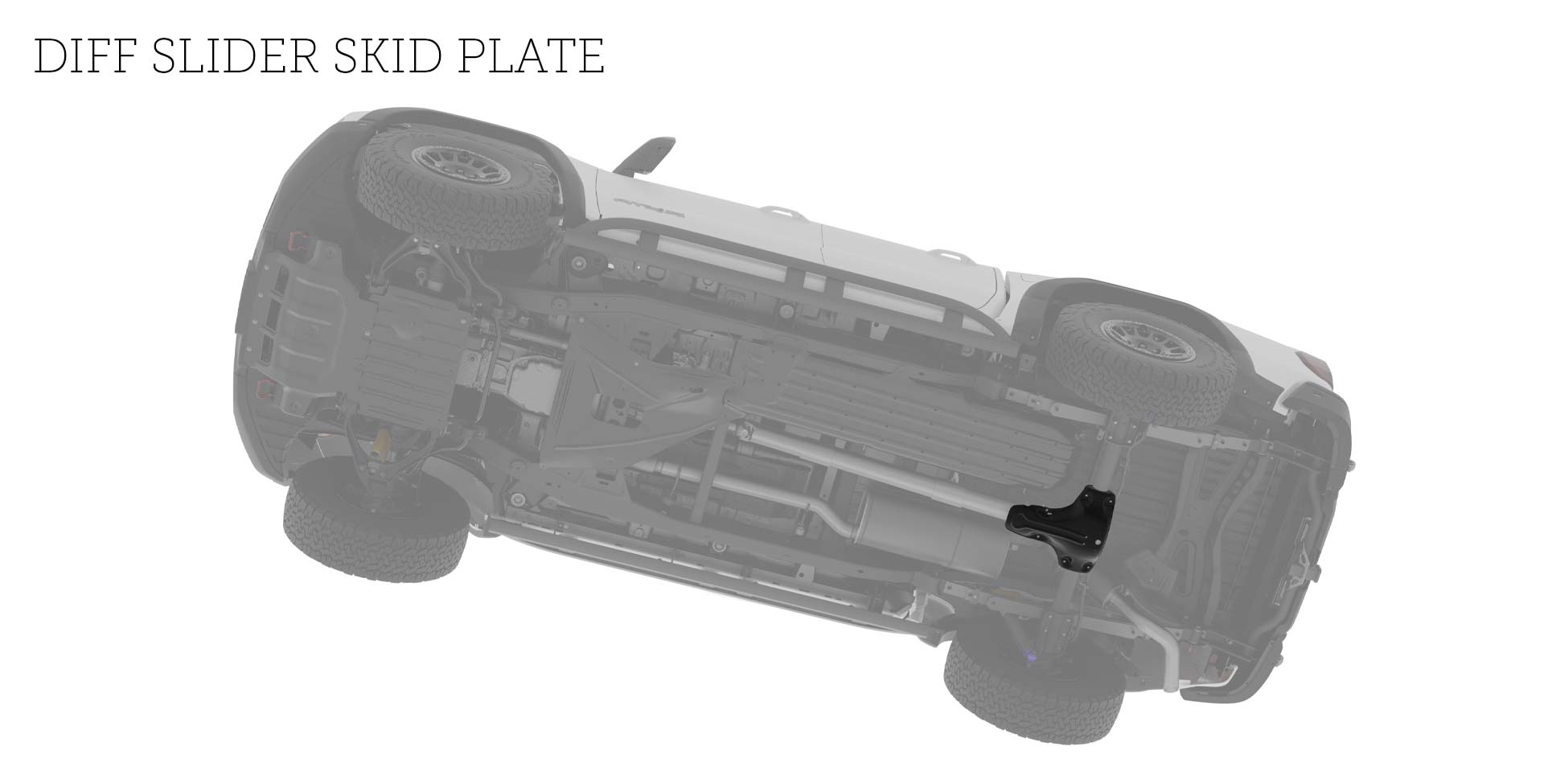 AEV Diff Slider Skid Plate - 2023+ Chevrolet Colorado/GMC Canyon image 2