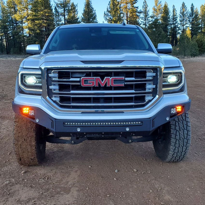 2016-2018 GMC SIERRA 1500 OCTANE FRONT WINCH BUMPER Chassis Unlimited Inc.