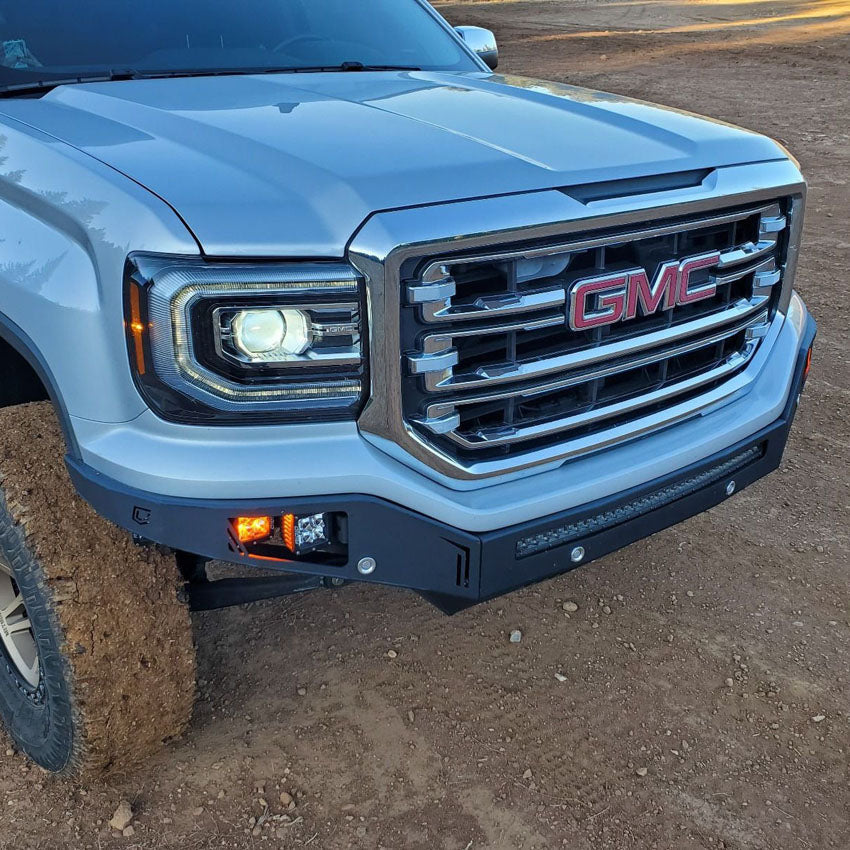 2016-2018 GMC SIERRA 1500 OCTANE FRONT WINCH BUMPER Chassis Unlimited Inc.