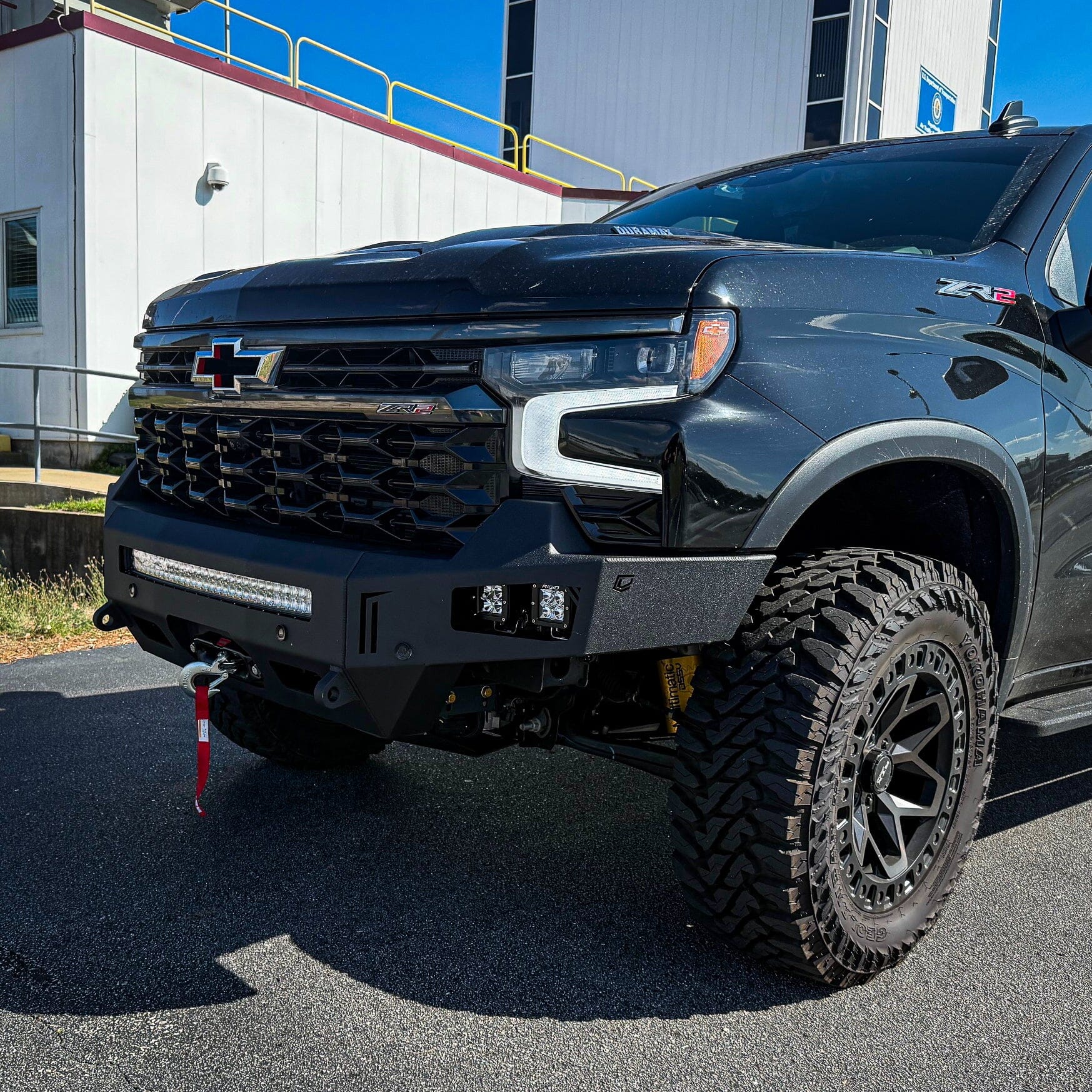 2023-2025 CHEVY 1500 ZR2 OCTANE FRONT WINCH BUMPER Chassis Unlimited Inc.