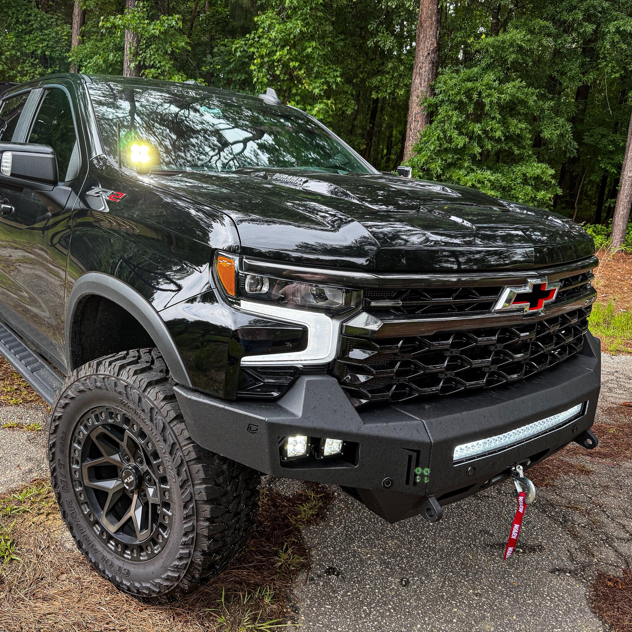 2023-2025 CHEVY 1500 ZR2 OCTANE FRONT WINCH BUMPER Chassis Unlimited Inc.