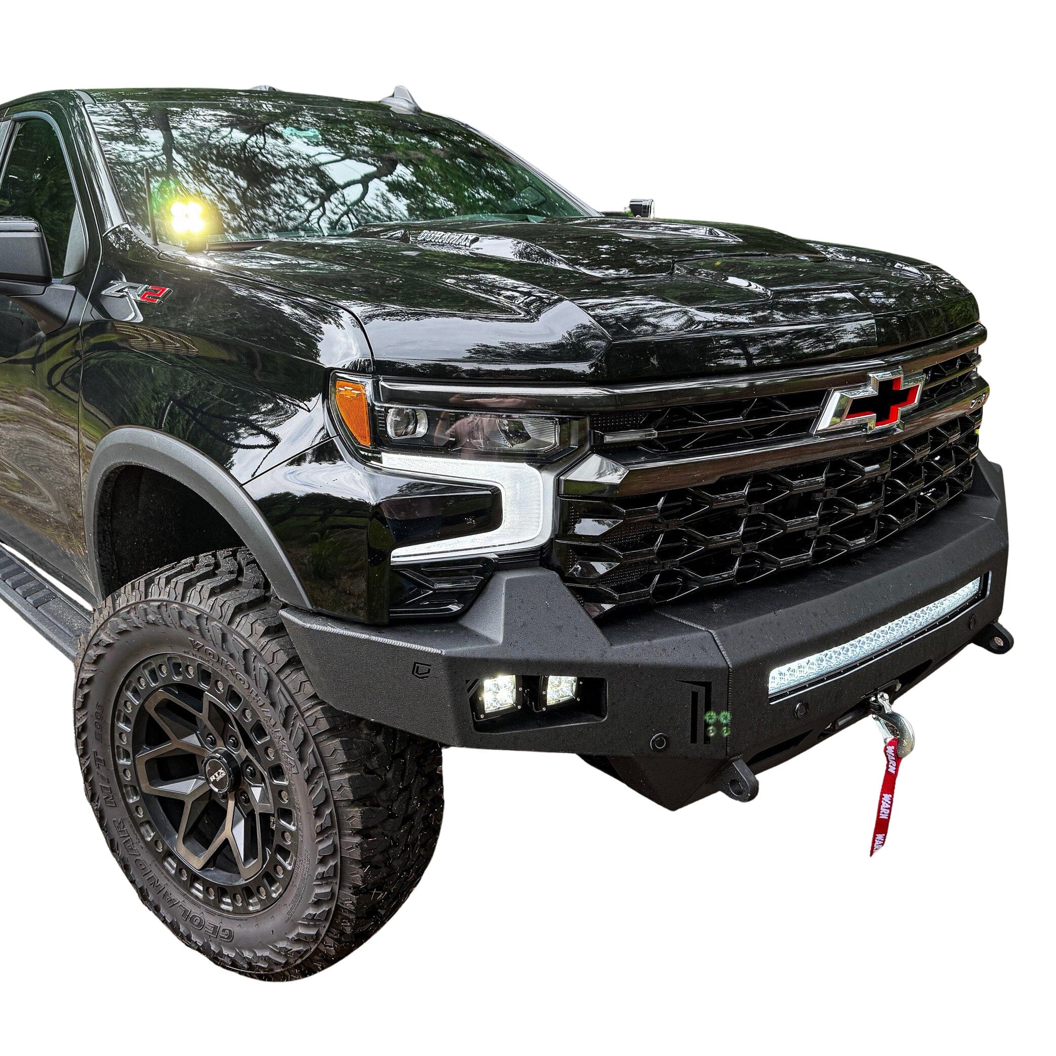 2023-2025 CHEVY 1500 ZR2 OCTANE FRONT WINCH BUMPER Chassis Unlimited Inc.