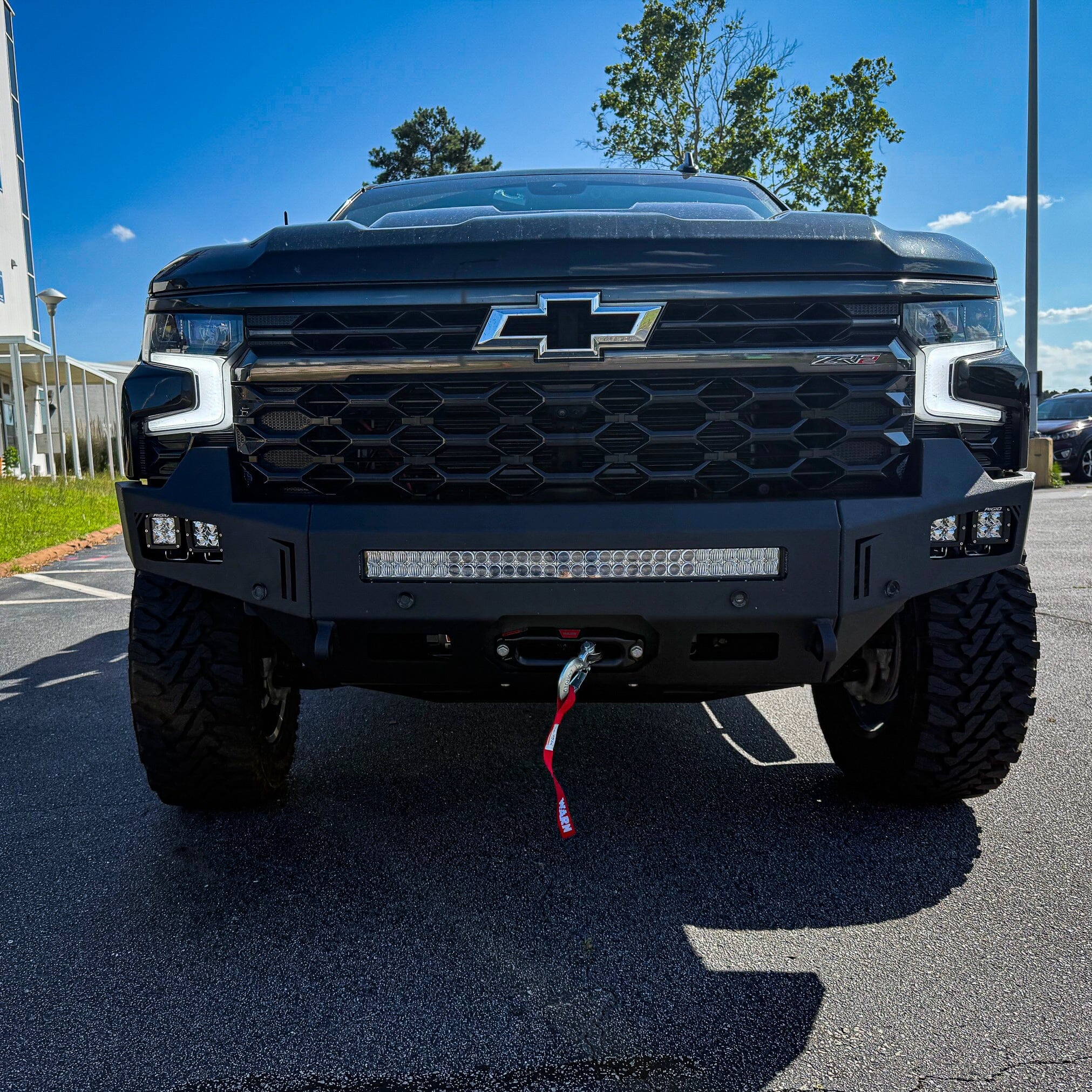 2023-2025 CHEVY 1500 ZR2 OCTANE FRONT WINCH BUMPER Chassis Unlimited Inc.
