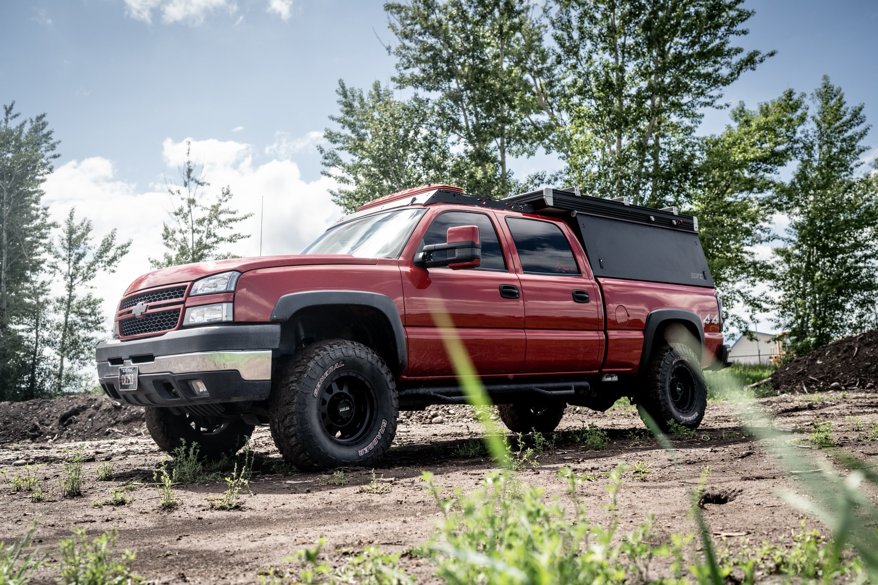 Durable 2000-2007 chevy silverado | GMC Sierra Camper Roof Rack for GFC