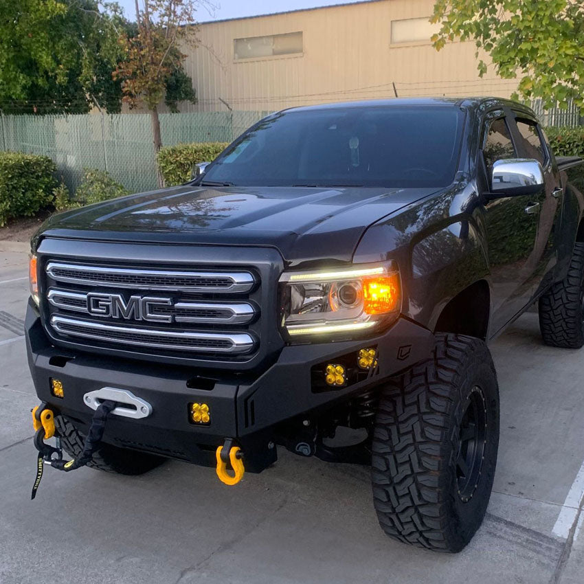 2015-2019 GMC CANYON OCTANE FRONT WINCH BUMPER Chassis Unlimited Inc.