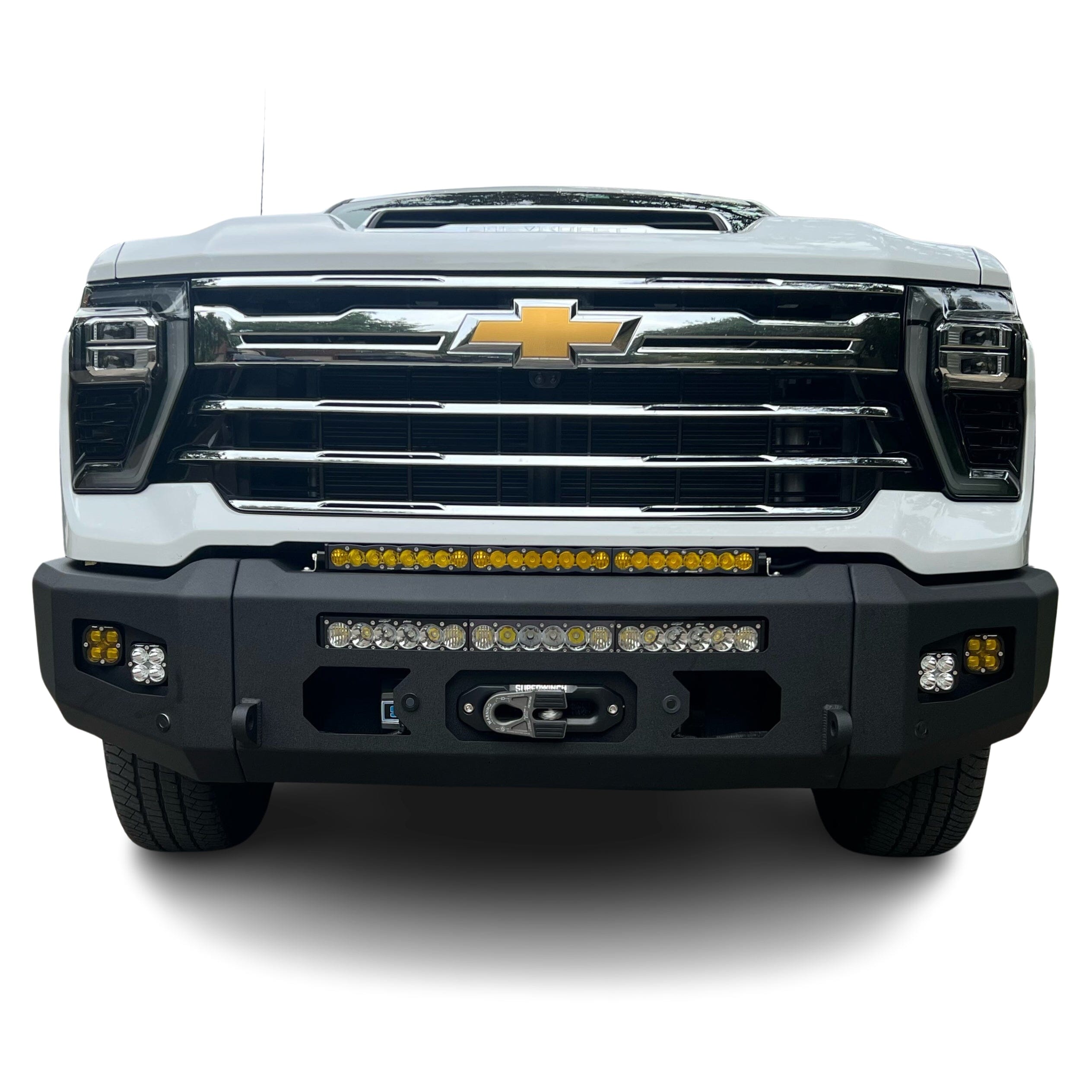 2024+ CHEVY SILVERADO 2500/3500 ATTITUDE FRONT WINCH BUMPER Chassis Unlimited Inc.
