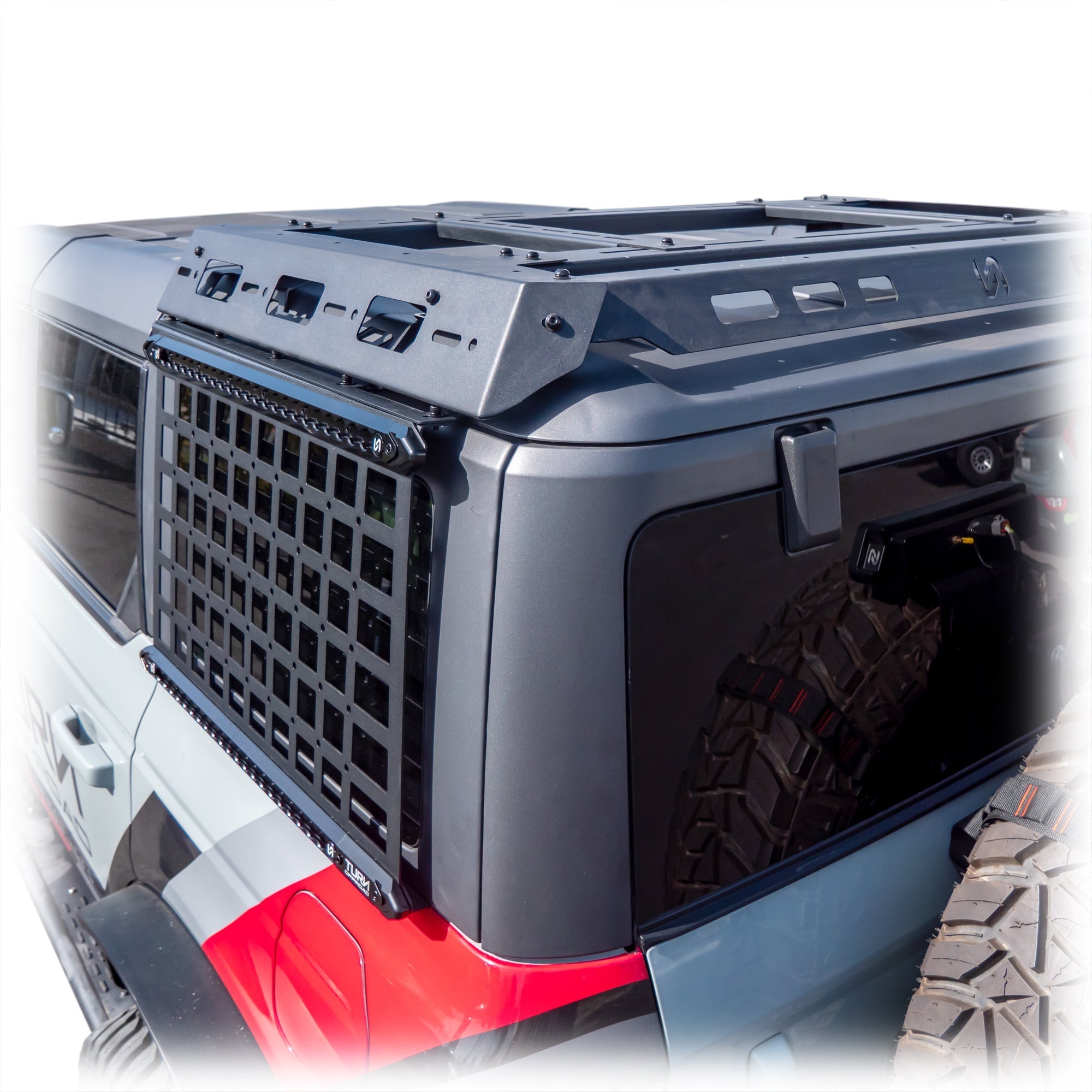 Side MOLLE Panels for 2021+ Ford Bronco 4 - Door Hard Top - Turn Offroad
